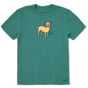 Men's Style Lab Short Sleeve Crusher Tee Life is Good