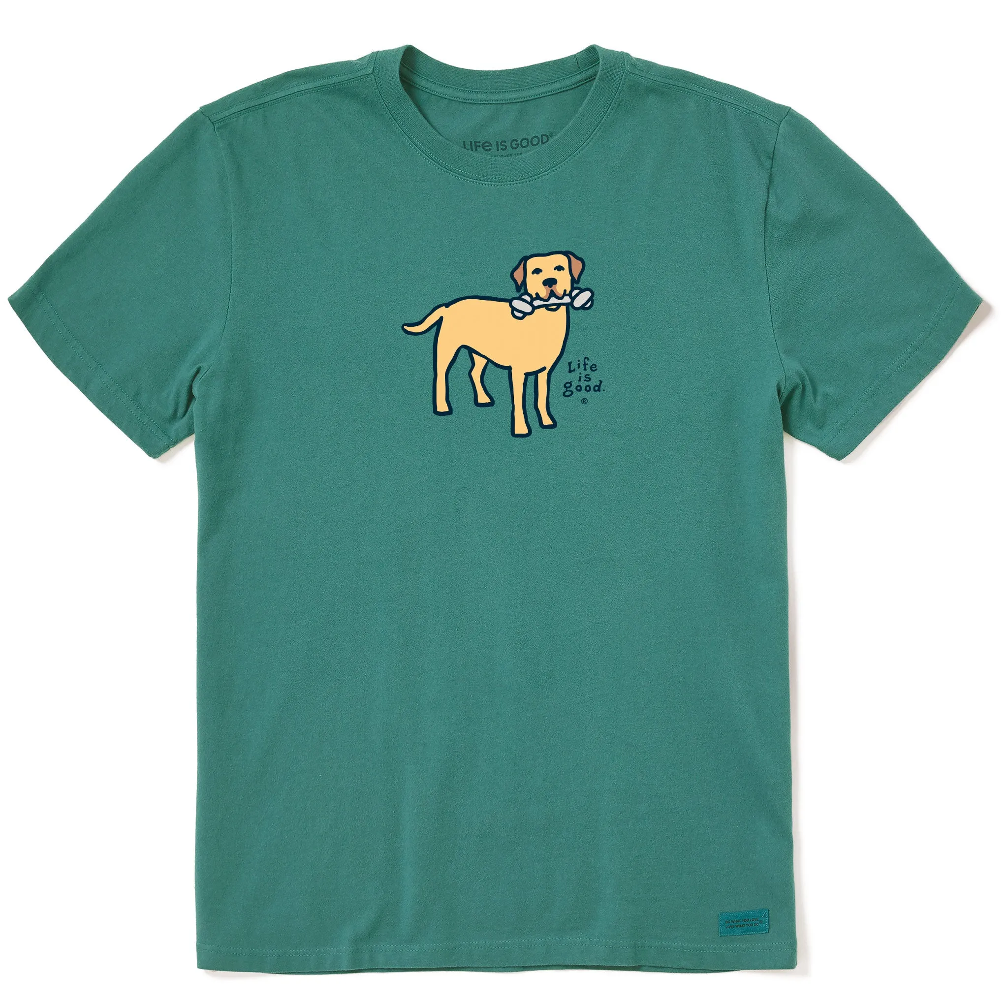 Men's Style Lab Short Sleeve Crusher Tee Life is Good