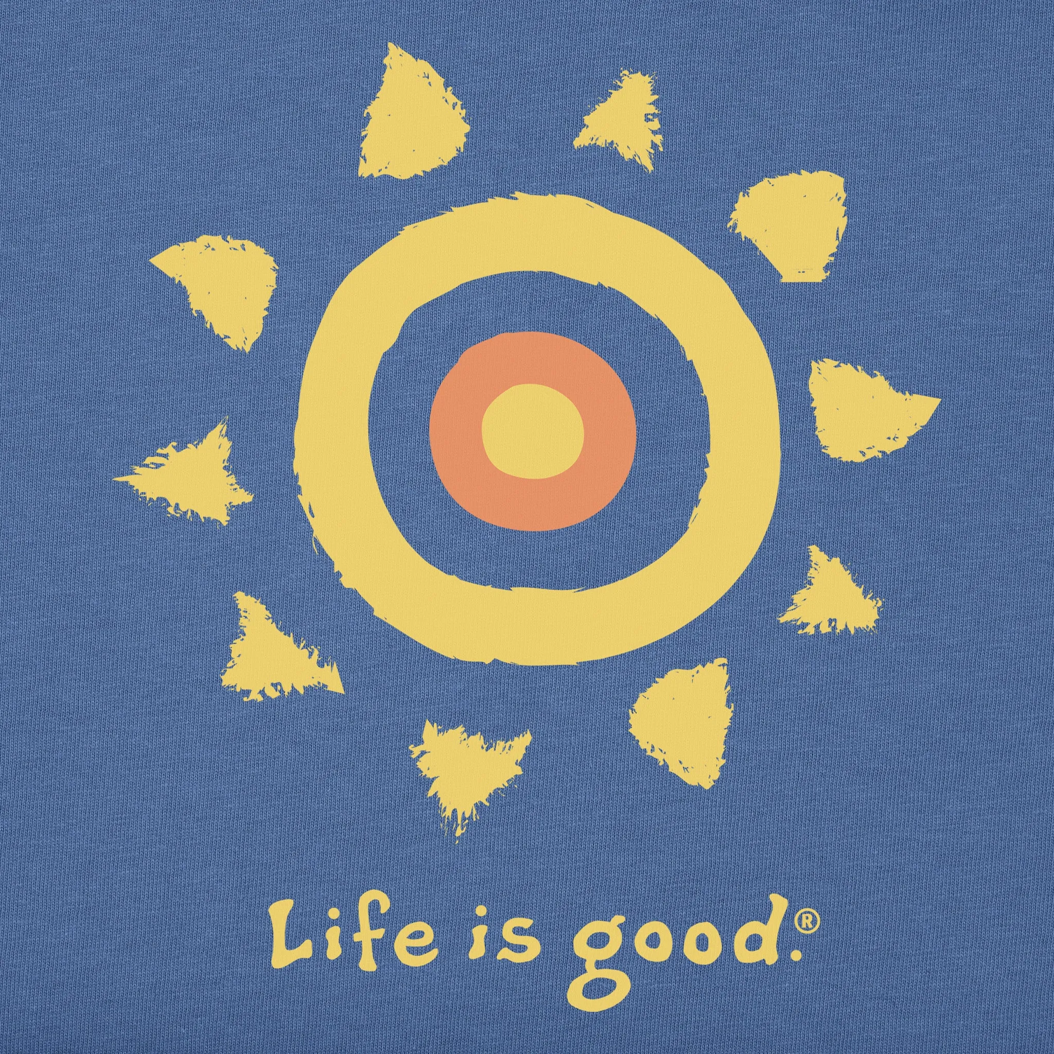 Men's Sun Short Sleeve Crusher Tee Life is Good