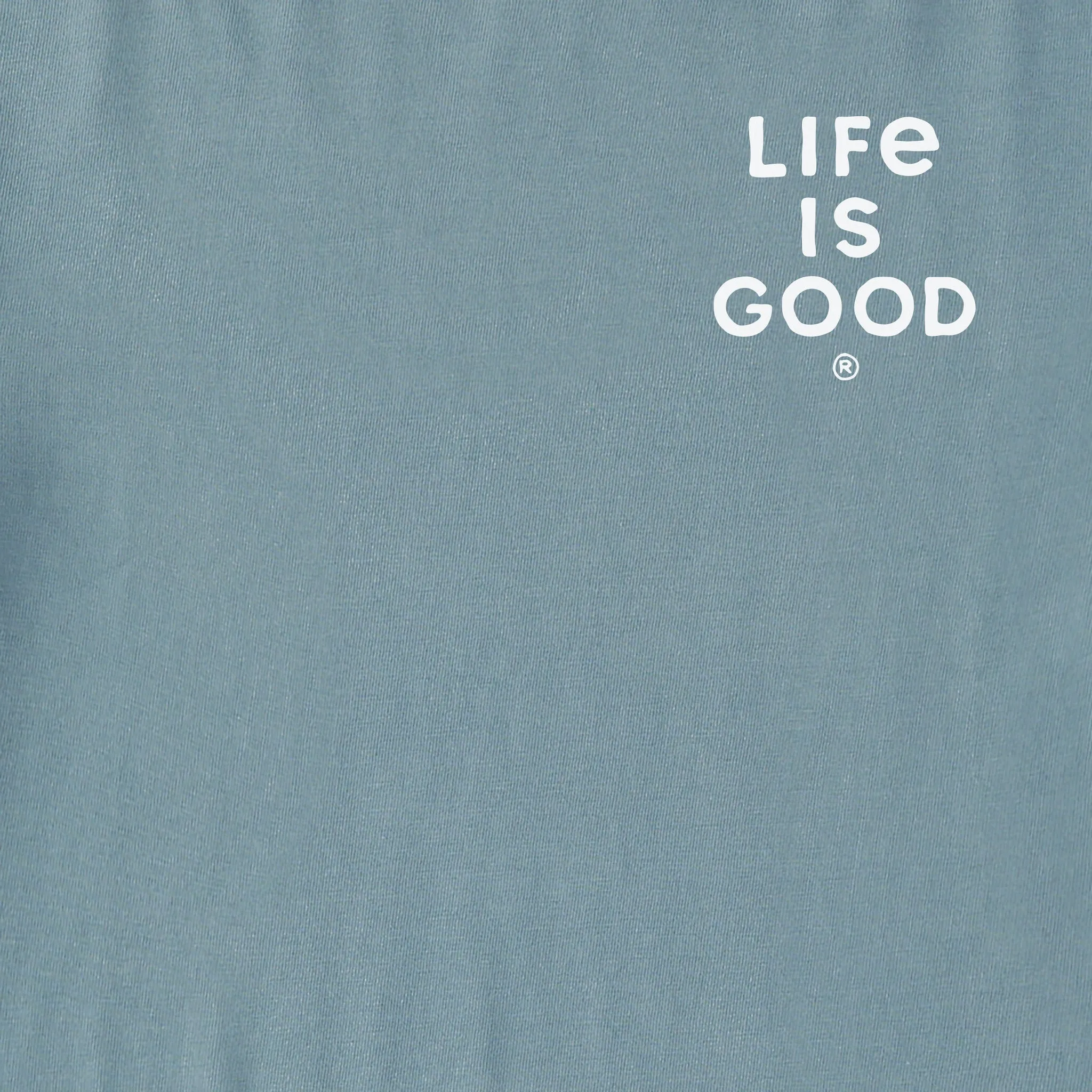 Men's Sunrise Over Waves Short Sleeve Crusher Tee Life is Good