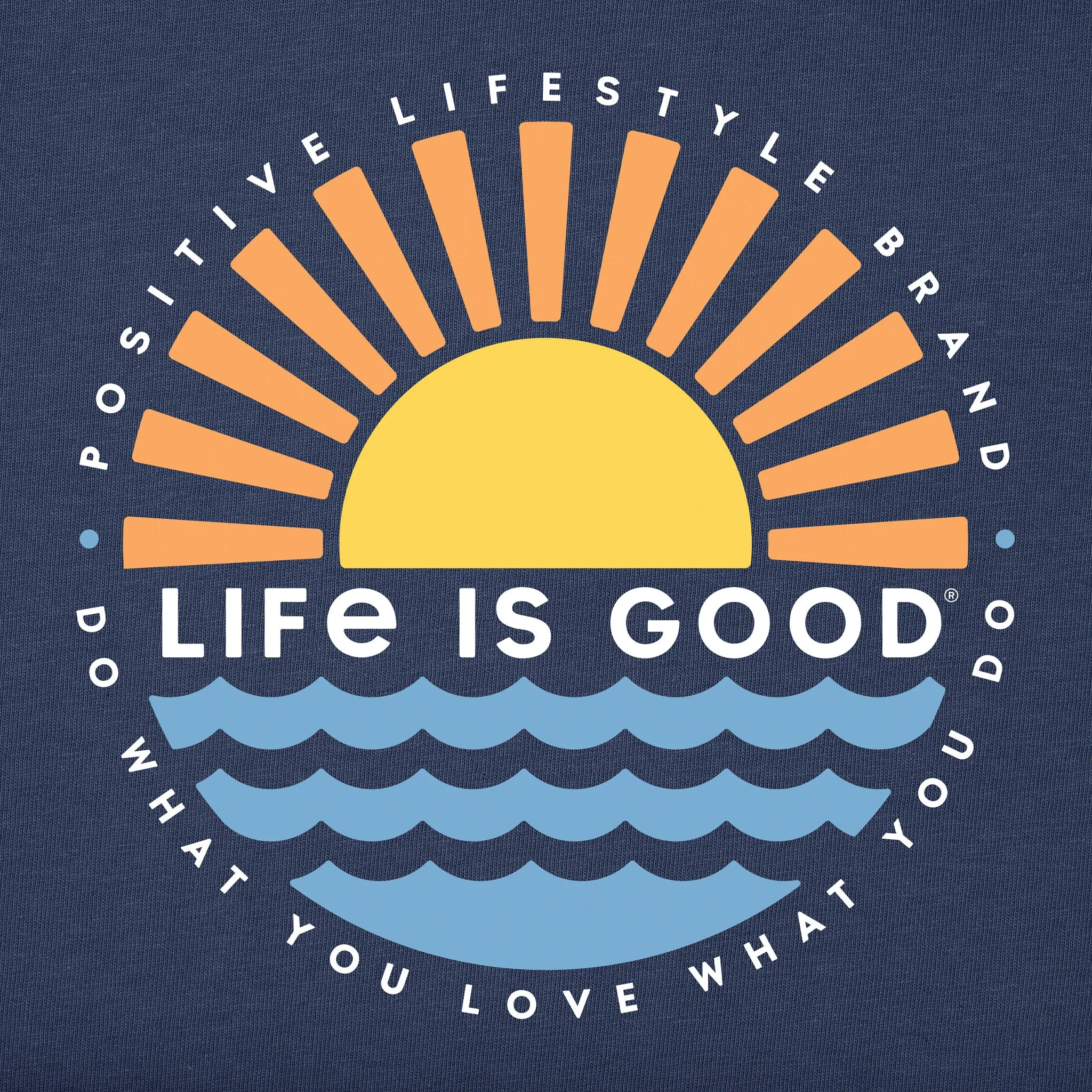 Men's Sunset on the Water Short Sleeve Tee Life is Good