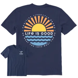 Men's Sunset on the Water Short Sleeve Tee Life is Good