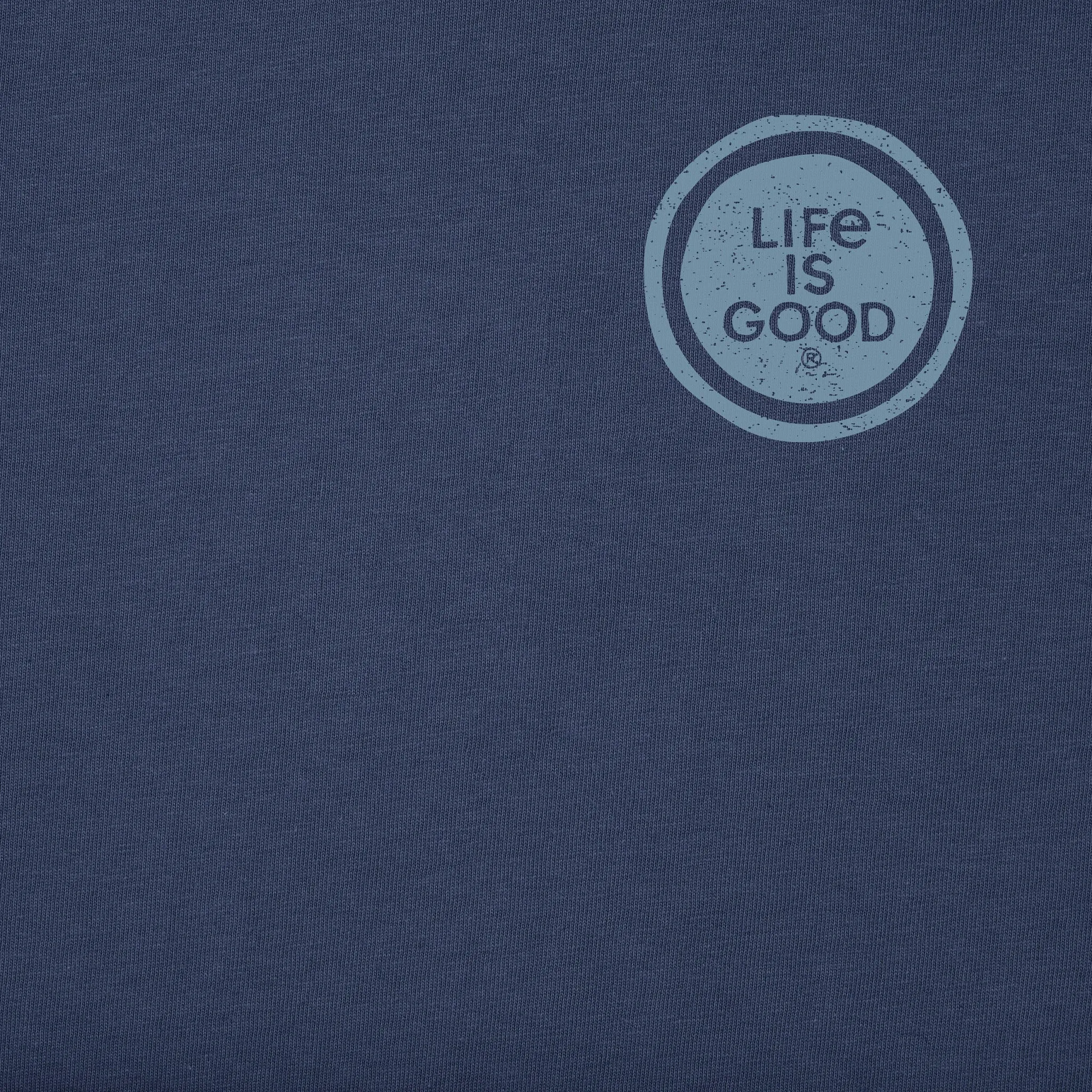 Men's Sunset Over the Hills Short Sleeve Tee Life is Good