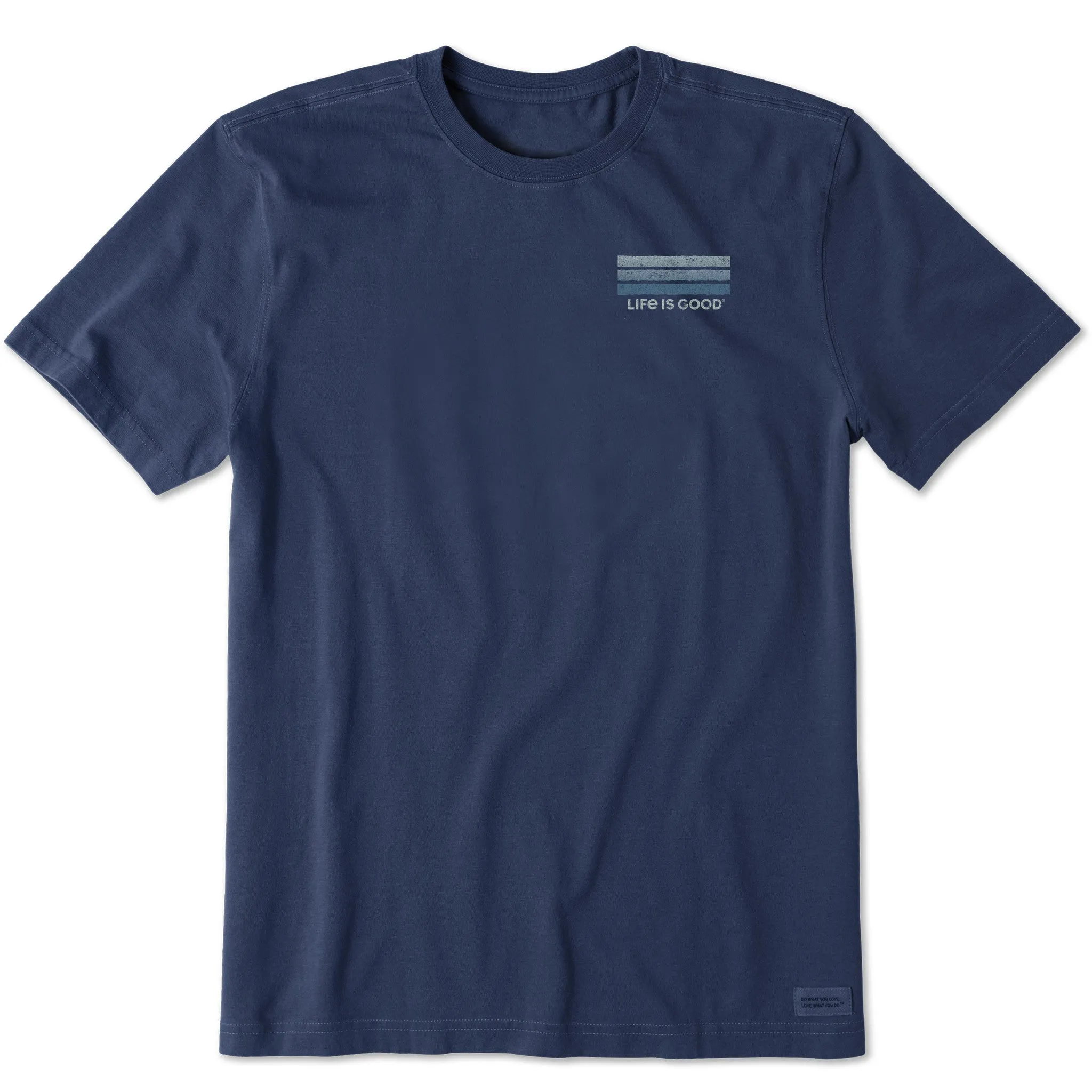 Men's Sunset Stripes Short Sleeve Tee Life is Good