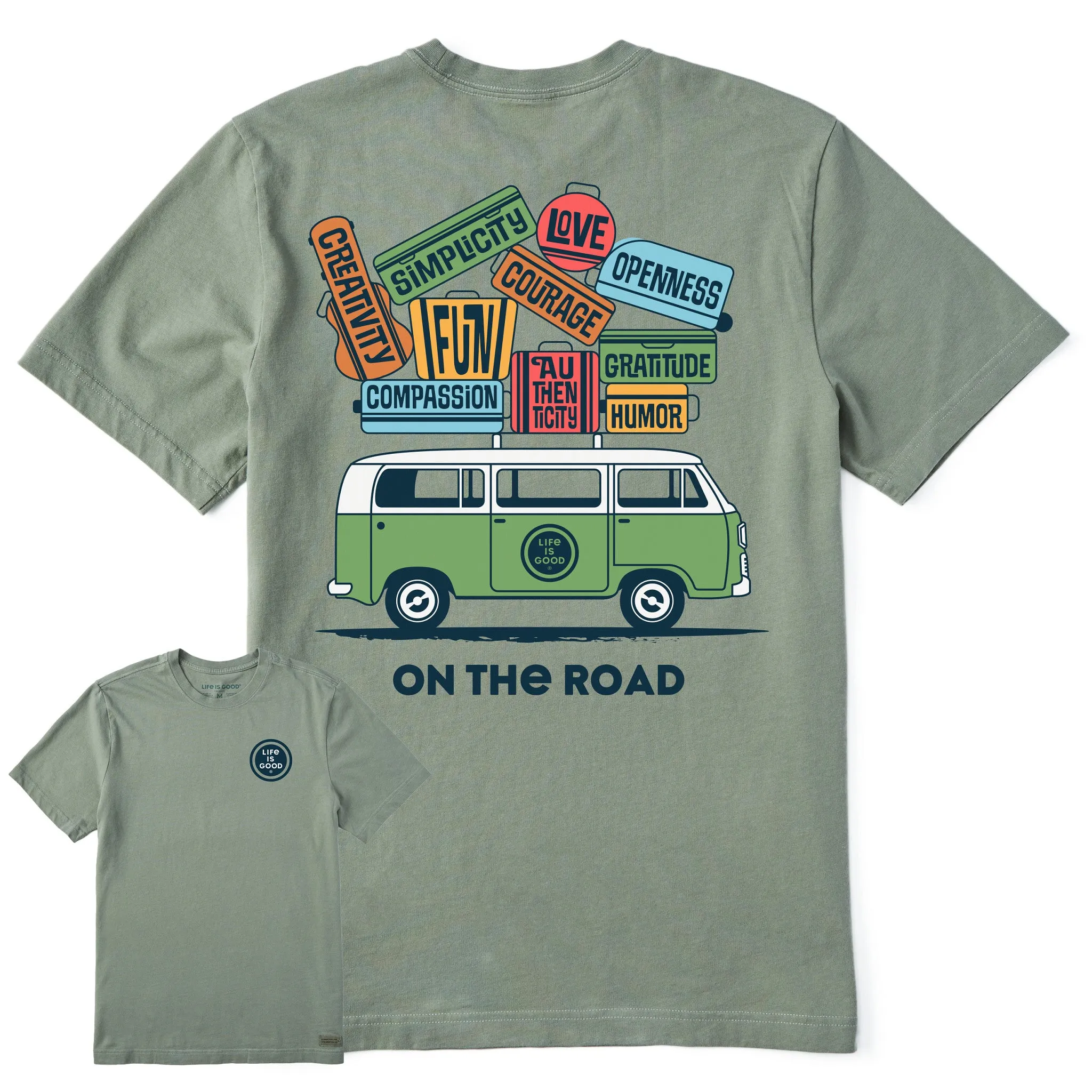 Men's Superpowers Van Short Sleeve Crusher-LITE Tee Life is Good