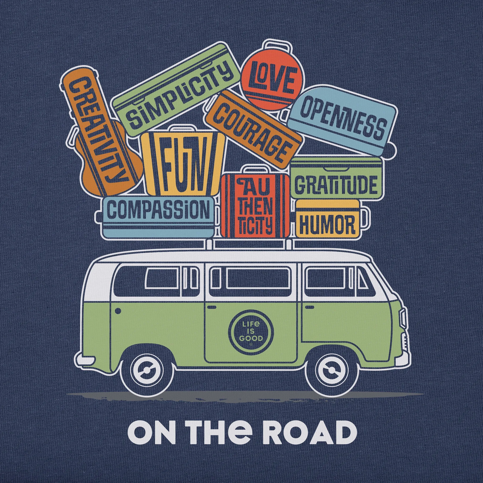 Men's Superpowers Van Short Sleeve Tee Life is Good