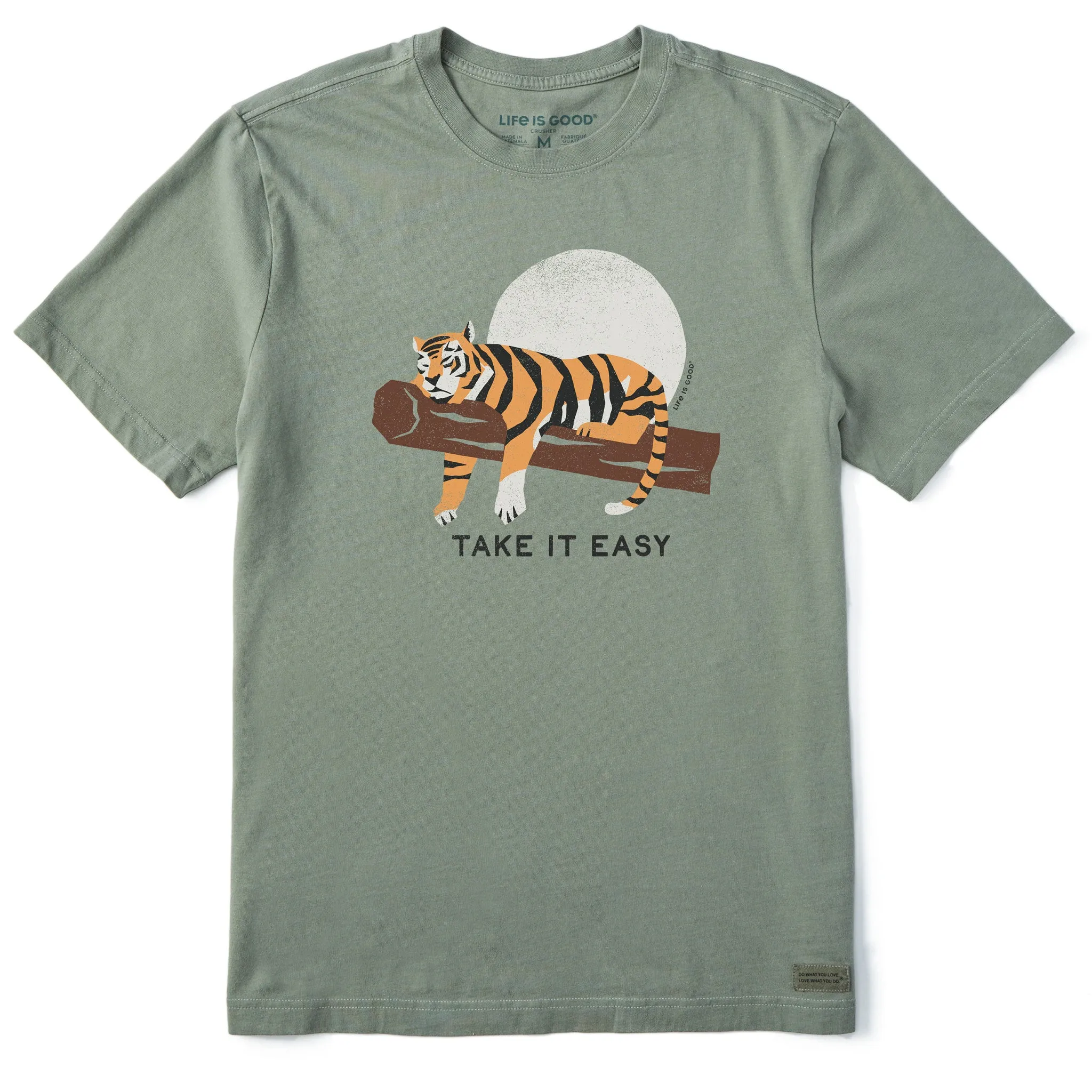 Men's Take It Easy Tiger Short Sleeve Tee Life is Good
