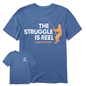 Men's The Struggle Is Reel Short Sleeve Tee Life is Good