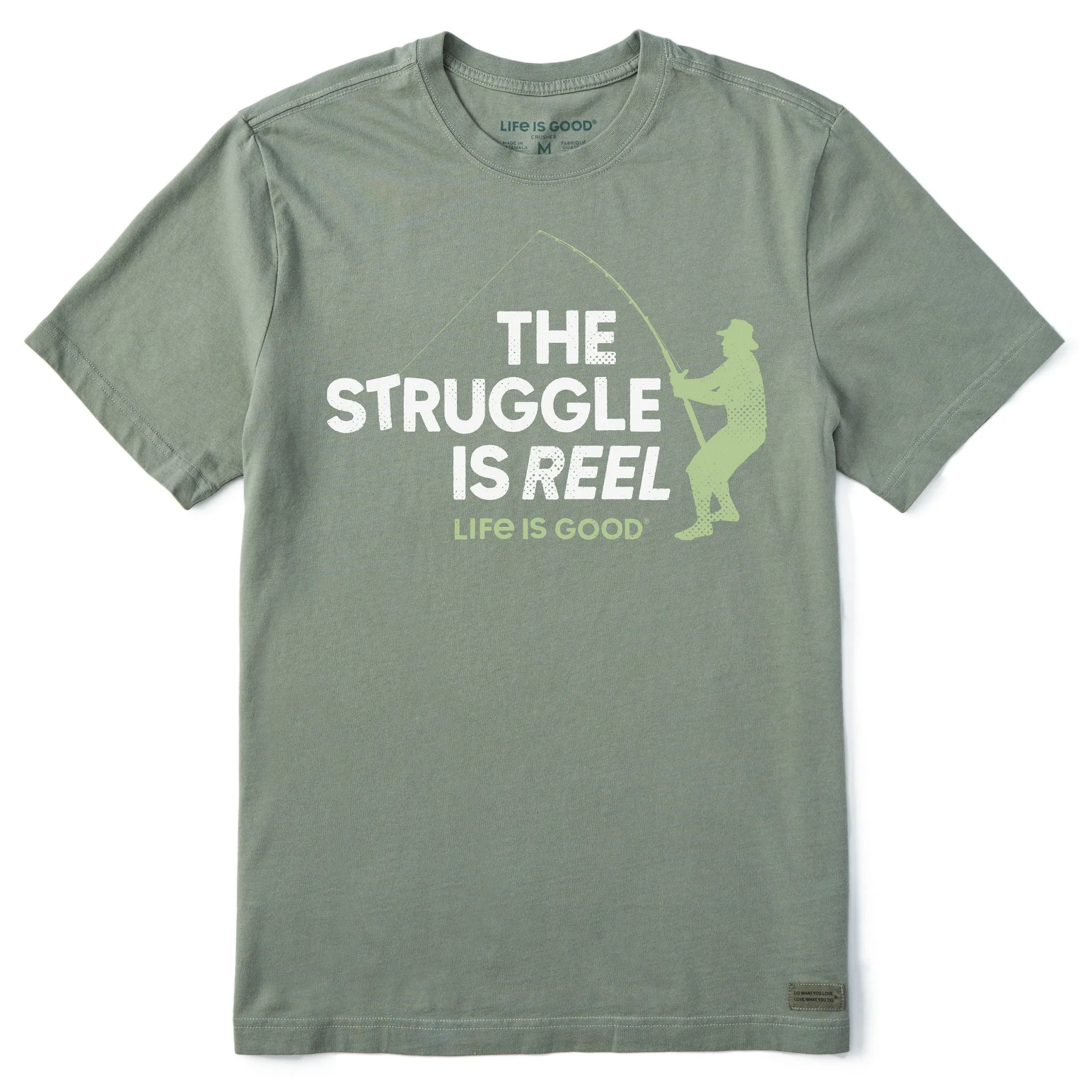 Men's The Struggle Is Reel Short Sleeve Tee Life is Good