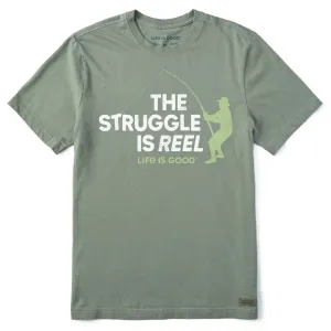 Men's The Struggle Is Reel Short Sleeve Tee Life is Good