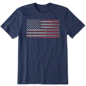 Men's The United States of Baseball Short Sleeve Tee Life is Good