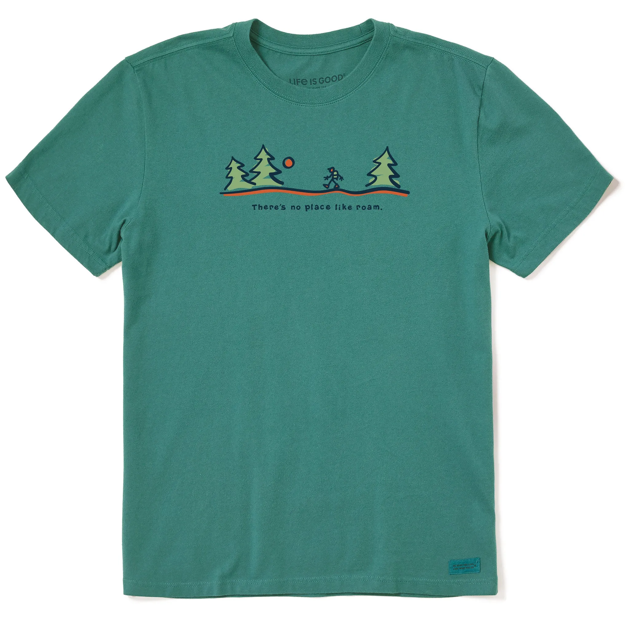 Men's There's No Place Like Roam Vista Short Sleeve Crusher Tee Life is Good