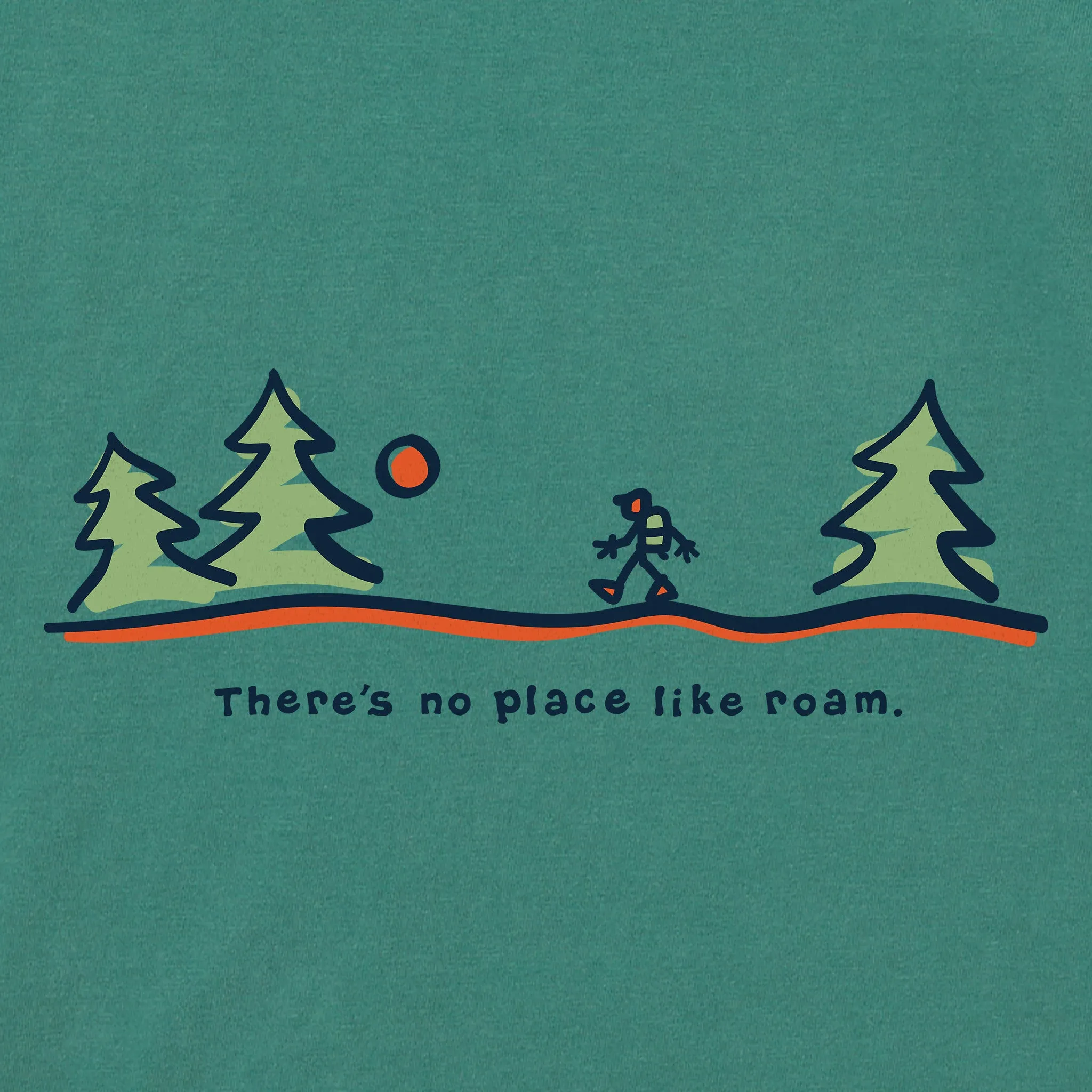 Men's There's No Place Like Roam Vista Short Sleeve Crusher Tee Life is Good