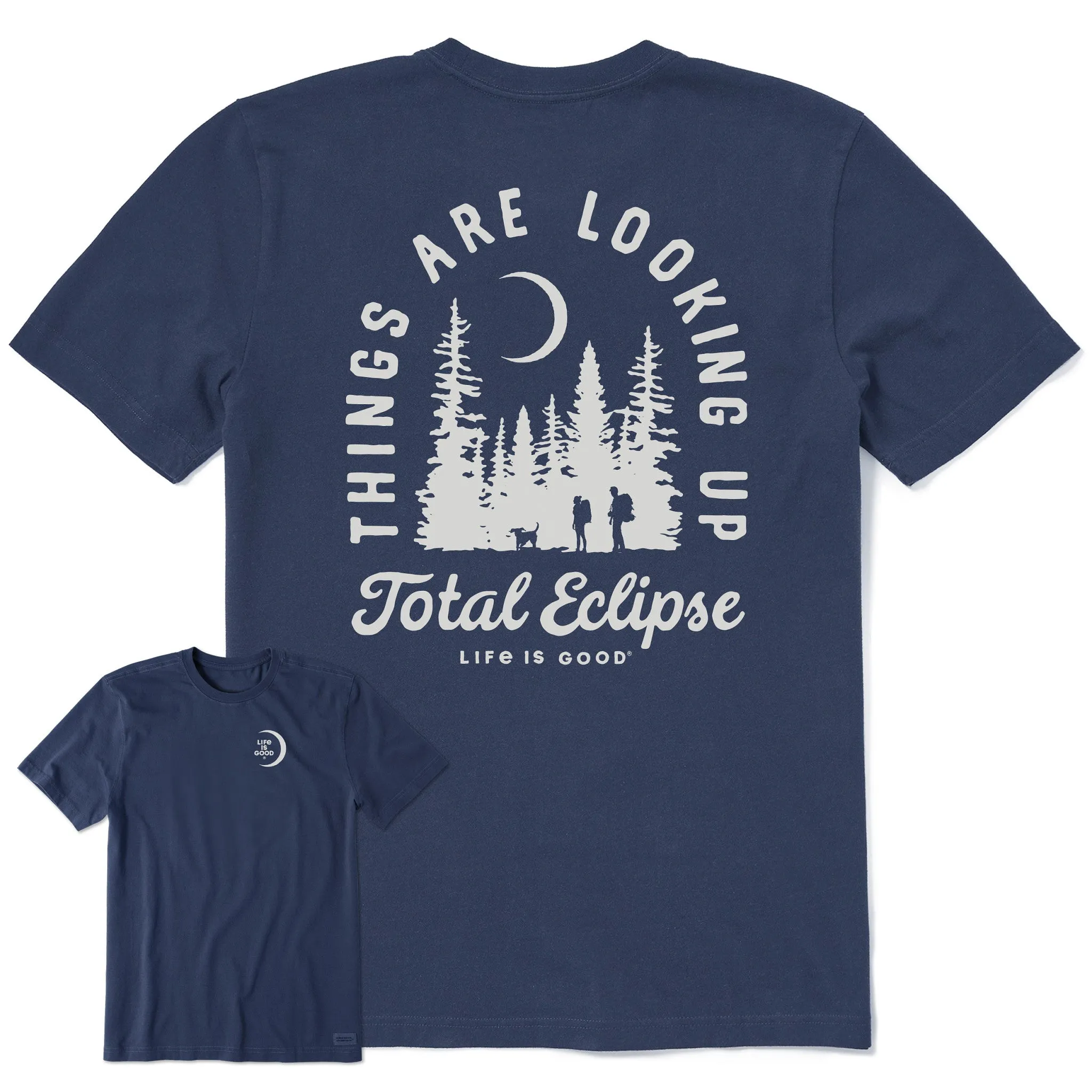 Men's Things are Looking Up 4.8.24 Short Sleeve Tee Life is Good