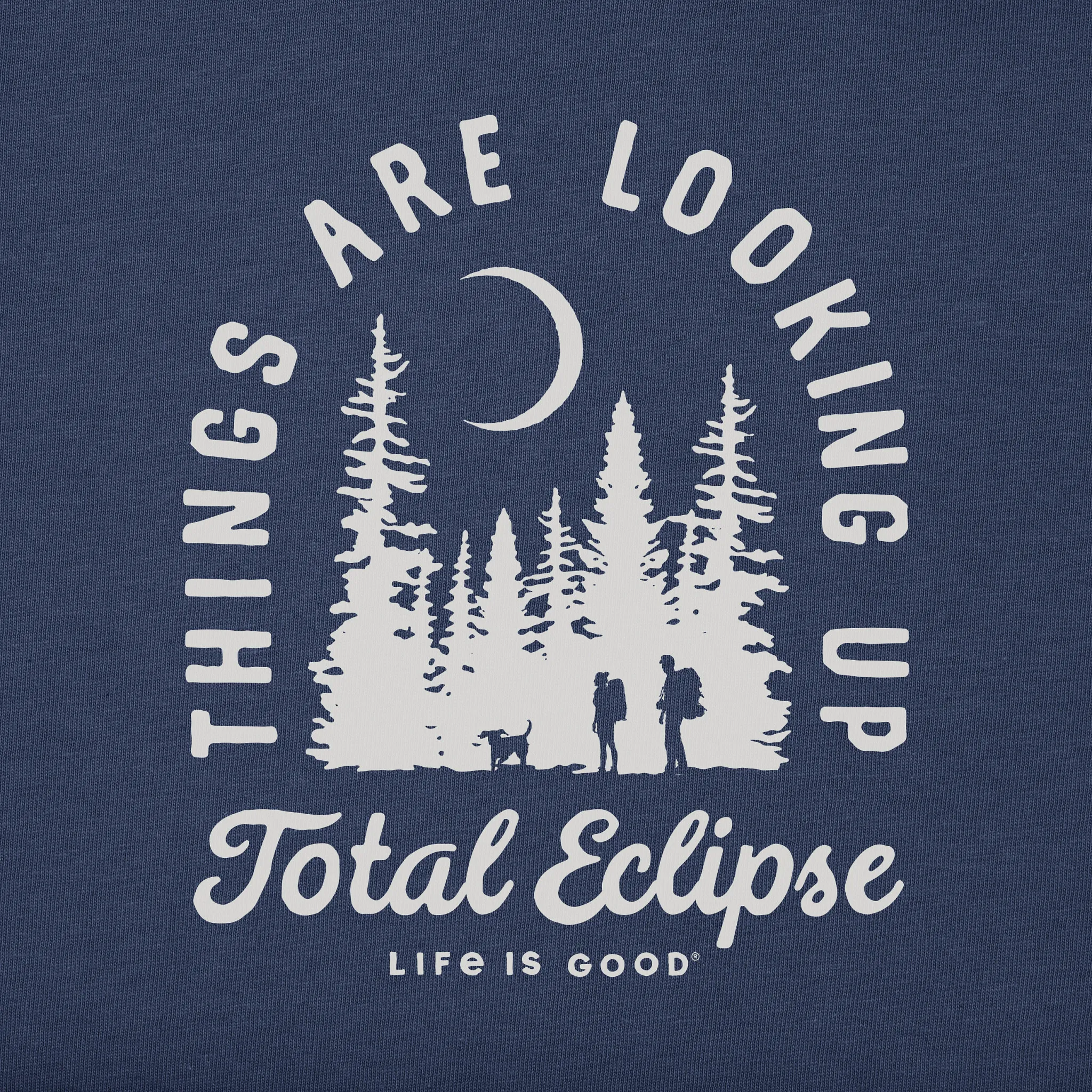 Men's Things are Looking Up 4.8.24 Short Sleeve Tee Life is Good
