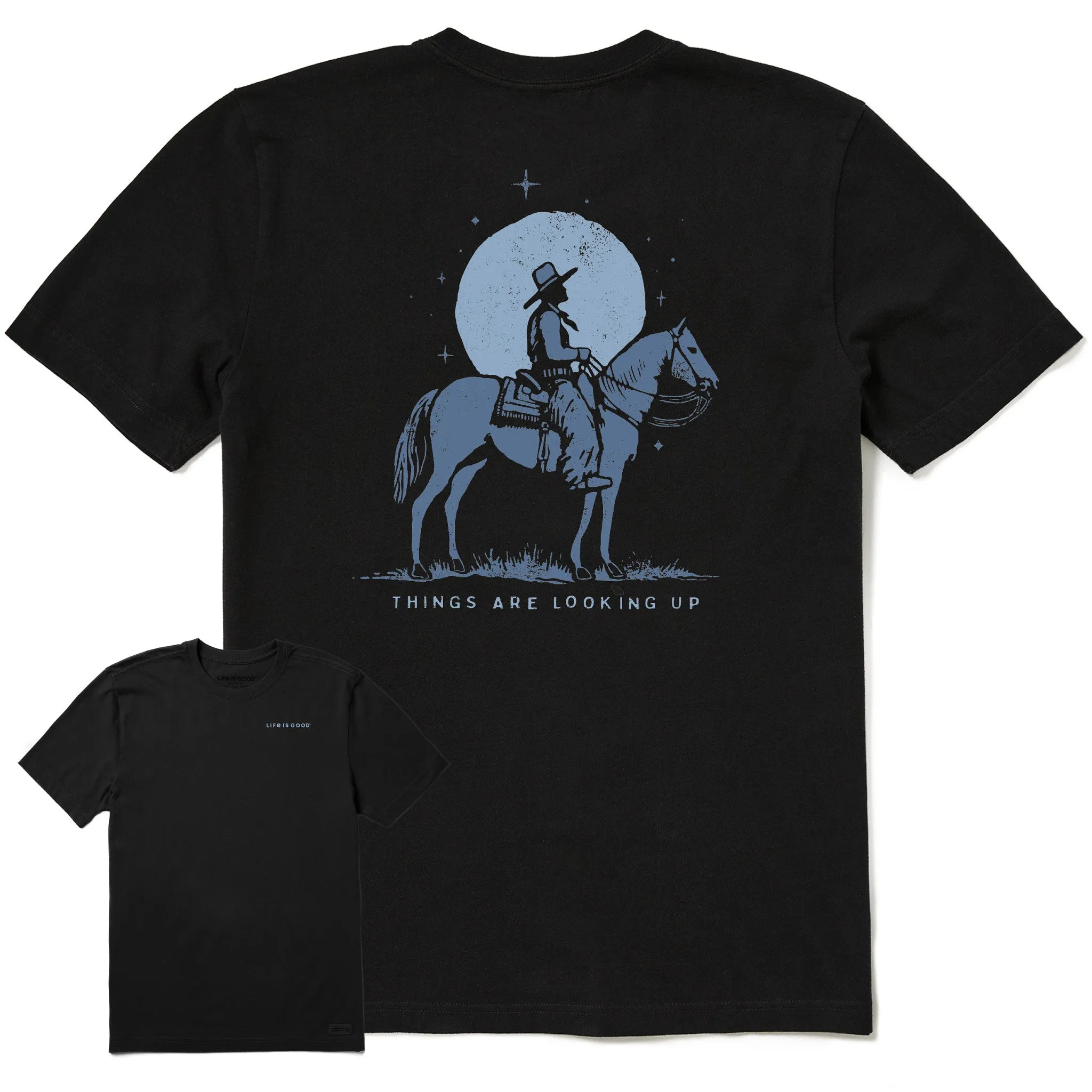 Men's Things are Looking Up Short Sleeve Tee Life is Good