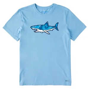 Men's Tie Dye Sharkscape Short Sleeve Tee Life is Good