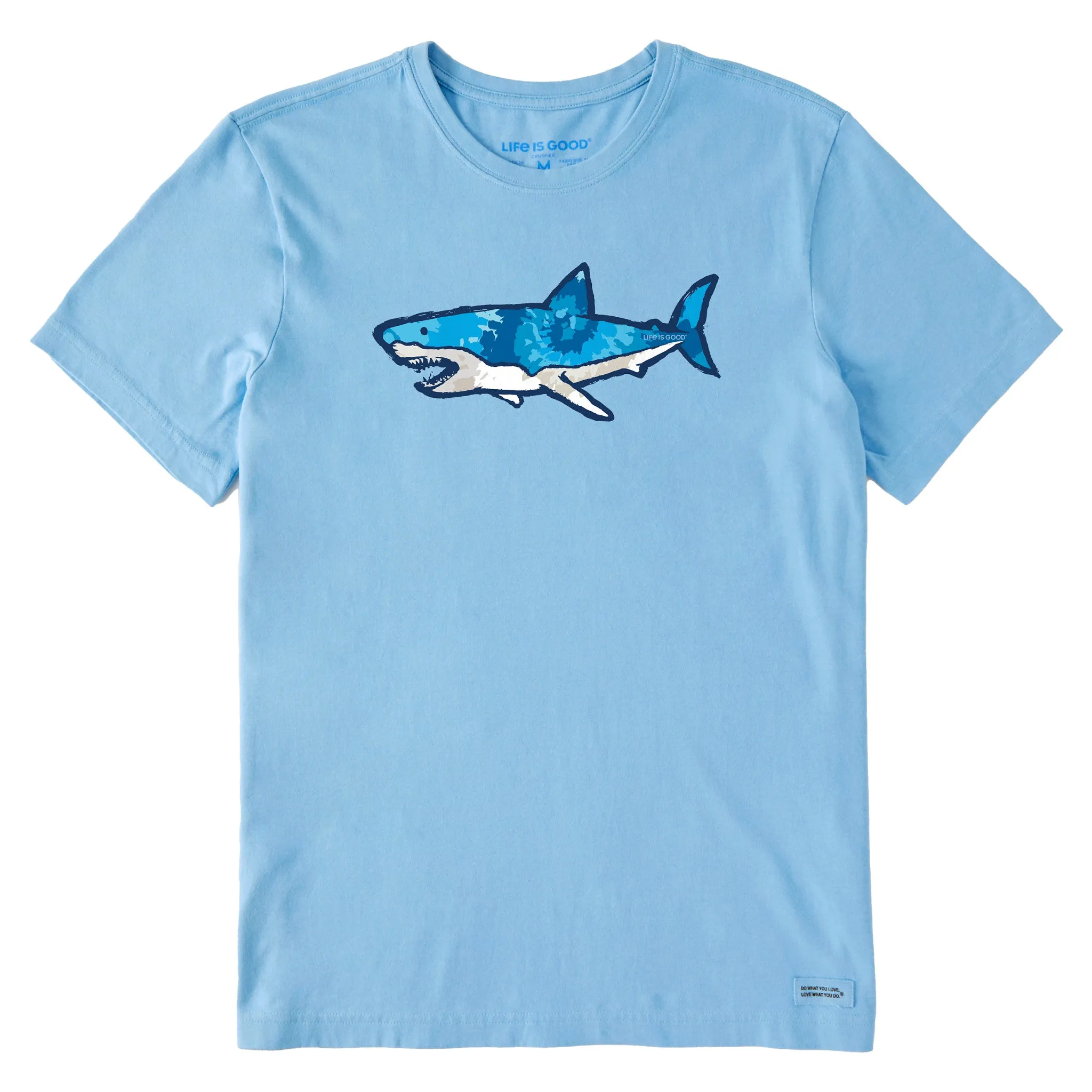 Men's Tie Dye Sharkscape Short Sleeve Tee Life is Good