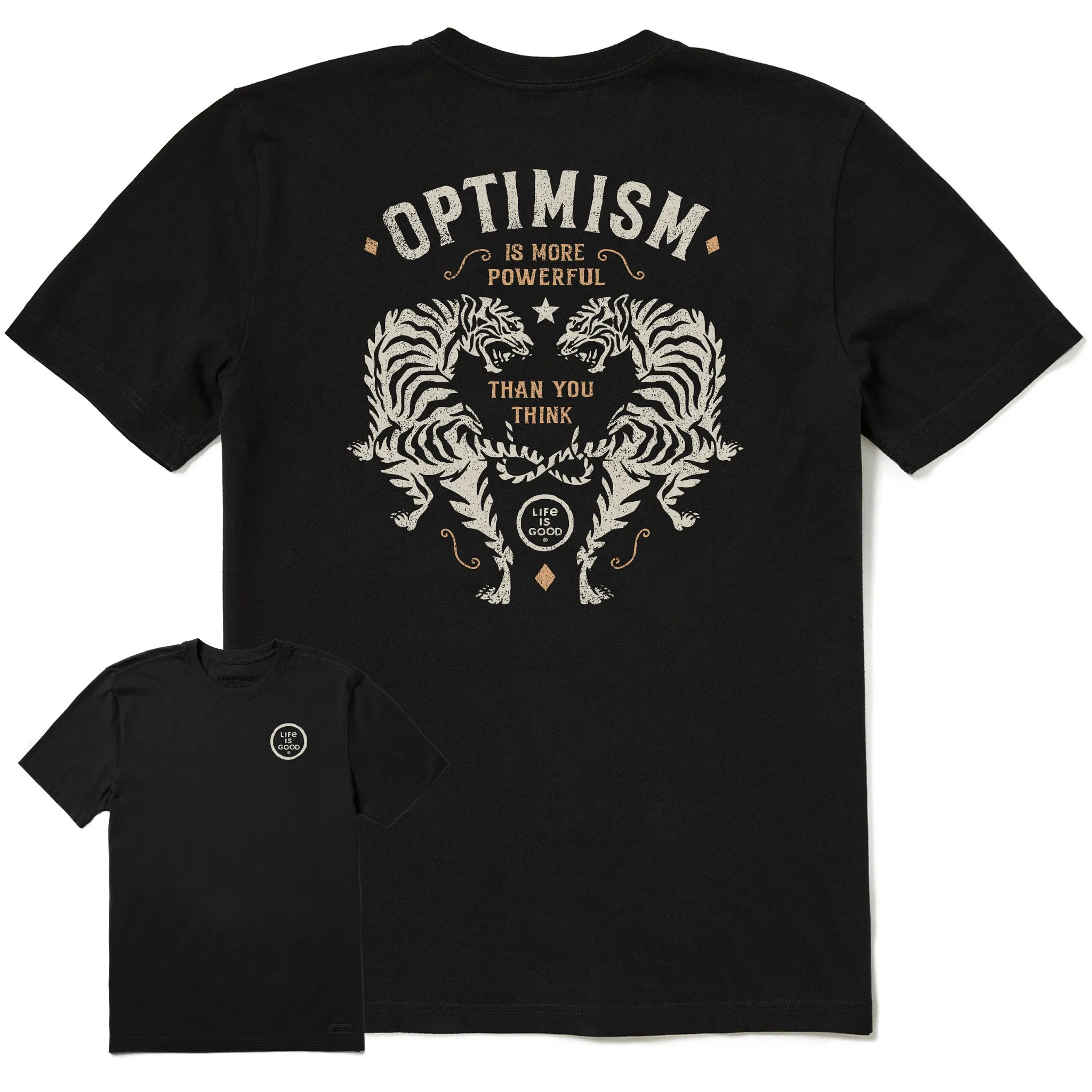 Men's Tigers Short Sleeve Tee Life is Good
