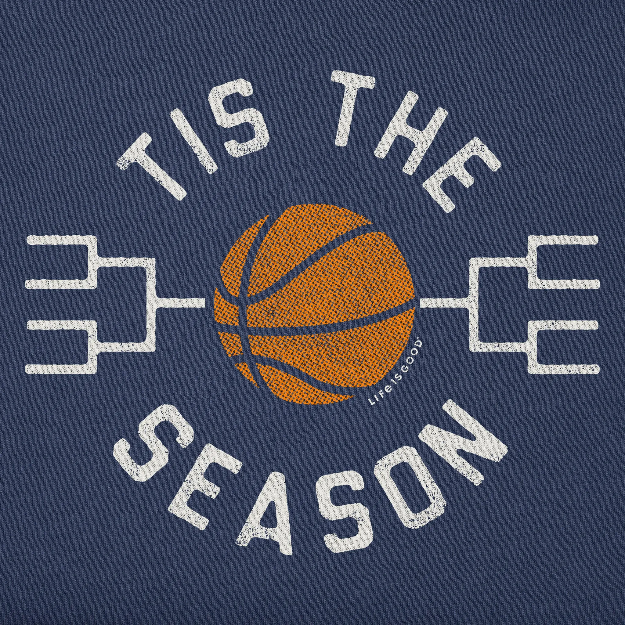 Men's Tis the Season March Hoops Short Sleeve Tee Life is Good