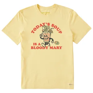 Men's Today's Soup is a Bloody Mary Short Sleeve Tee Life is Good