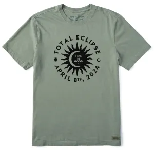 Men's Total Eclipse Sun 4.8.24 Short Sleeve Tee Life is Good
