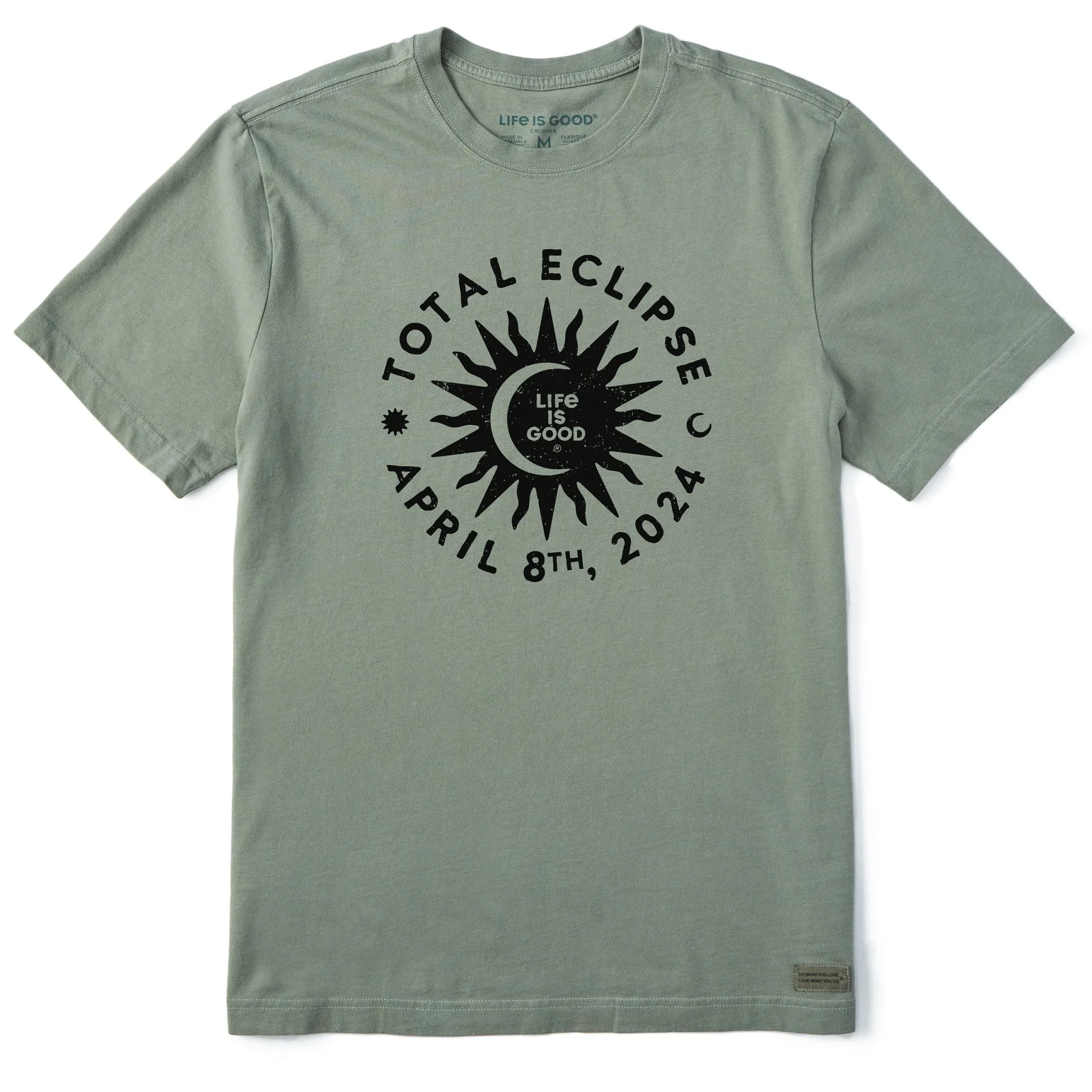 Men's Total Eclipse Sun 4.8.24 Short Sleeve Tee Life is Good