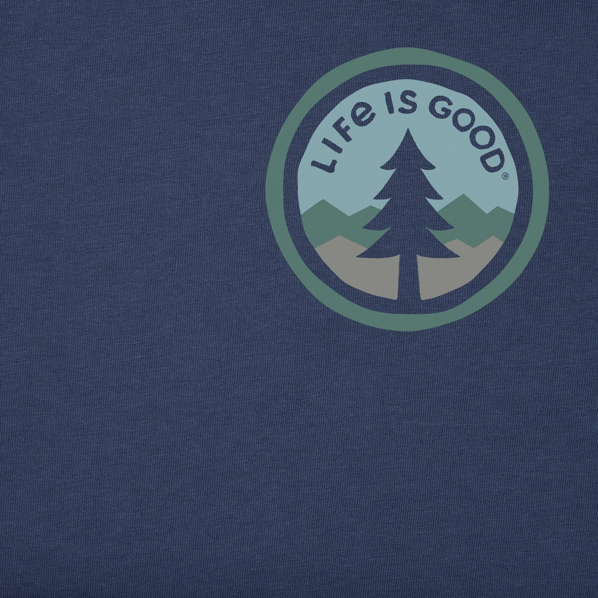 Men's Tree Coin Short Sleeve Crusher Tee Life is Good