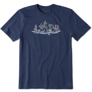 Men's Turtle Swimming Vista Short Sleeve Tee Life is Good