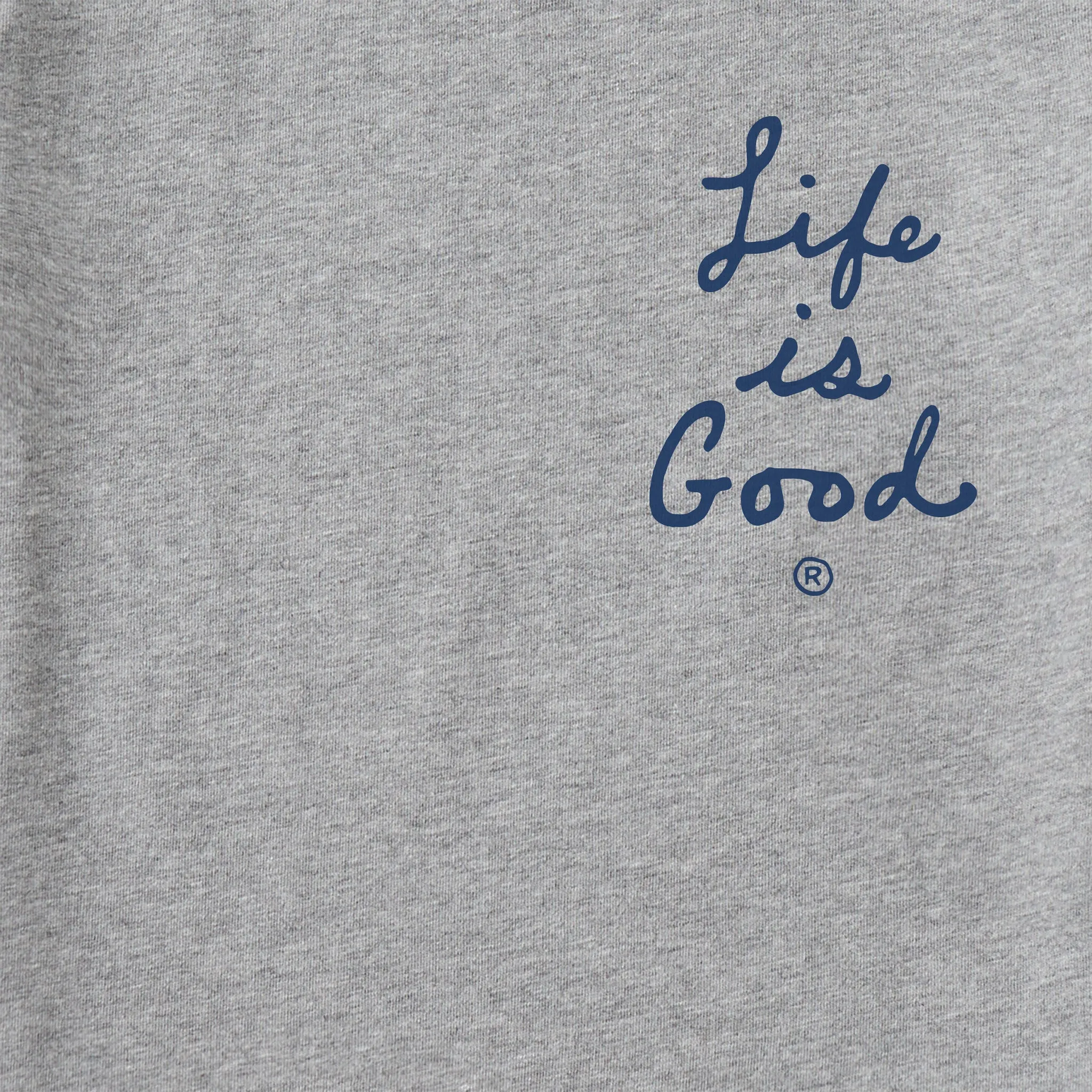 Men's Two Simple Palms Long Sleeve Crusher Tee Life is Good