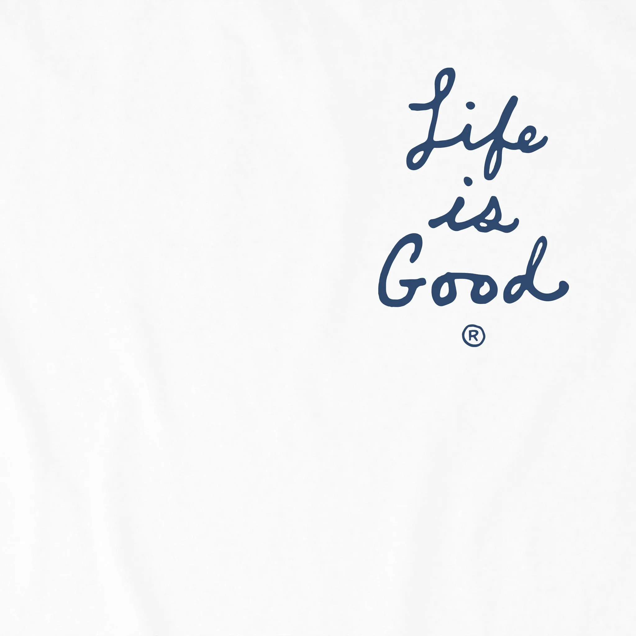Men's Two Simple Palms Long Sleeve Crusher Tee Life is Good
