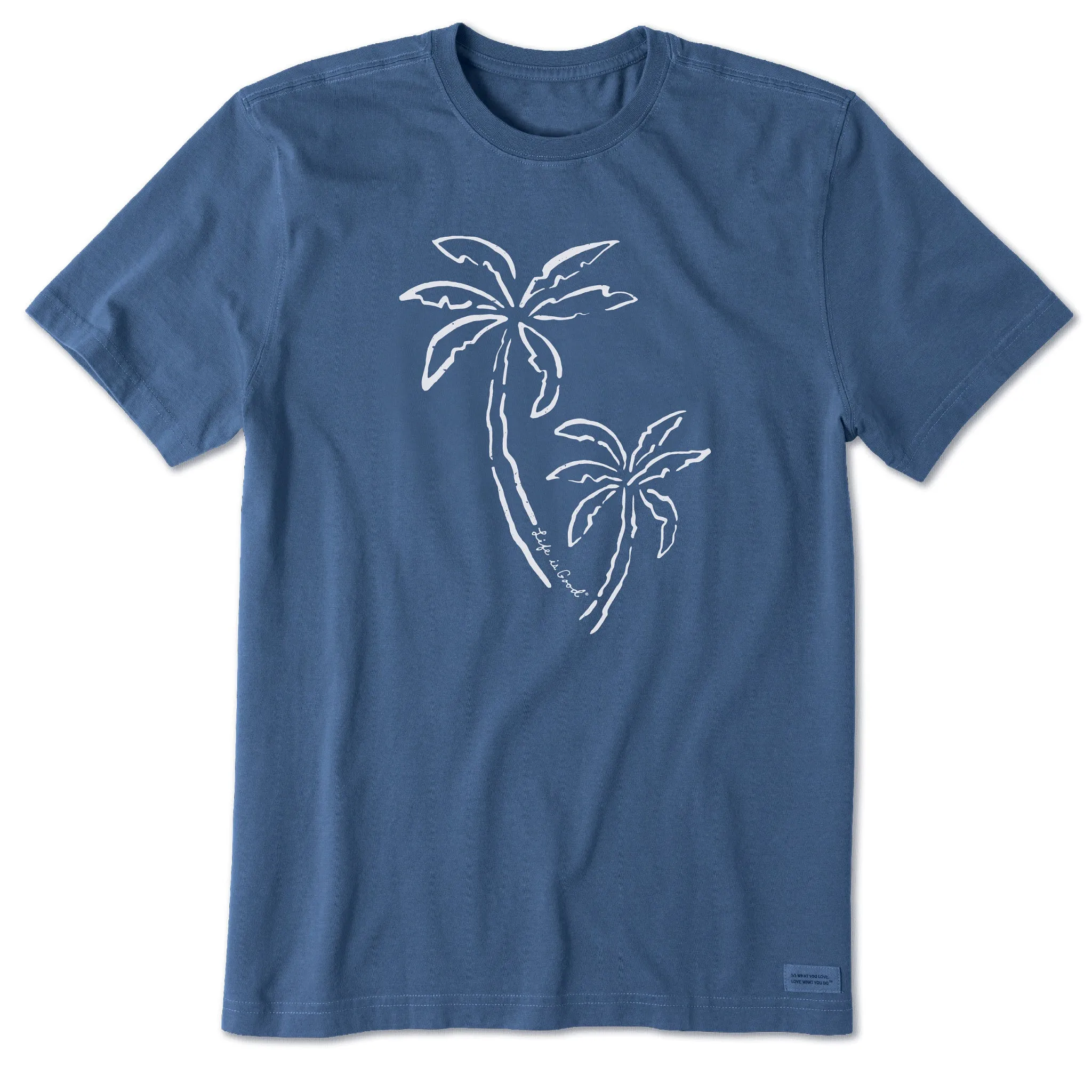 Men's Two Simple Palms Short Sleeve Tee Life is Good