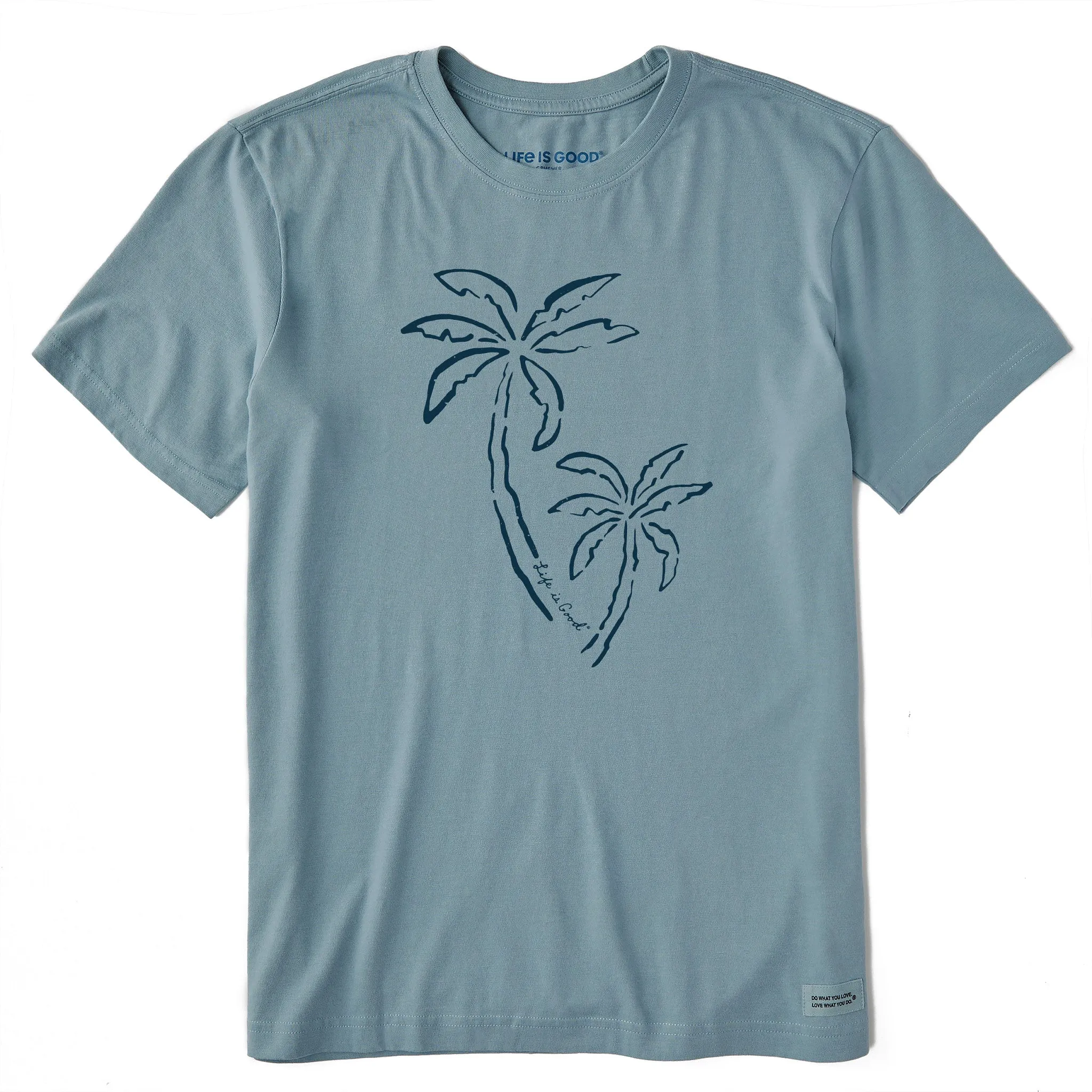 Men's Two Simple Palms Short Sleeve Tee Life is Good