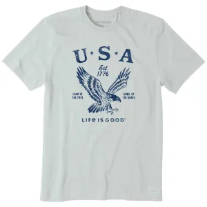 Men's USA 1776 Eagle Short Sleeve Tee Life is Good