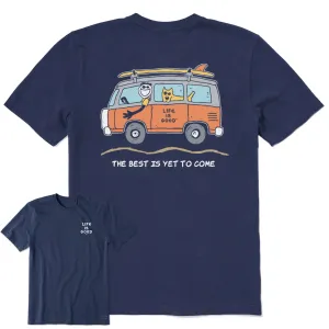 Men's Van Best Is Yet to Come Short Sleeve Tee Life is Good