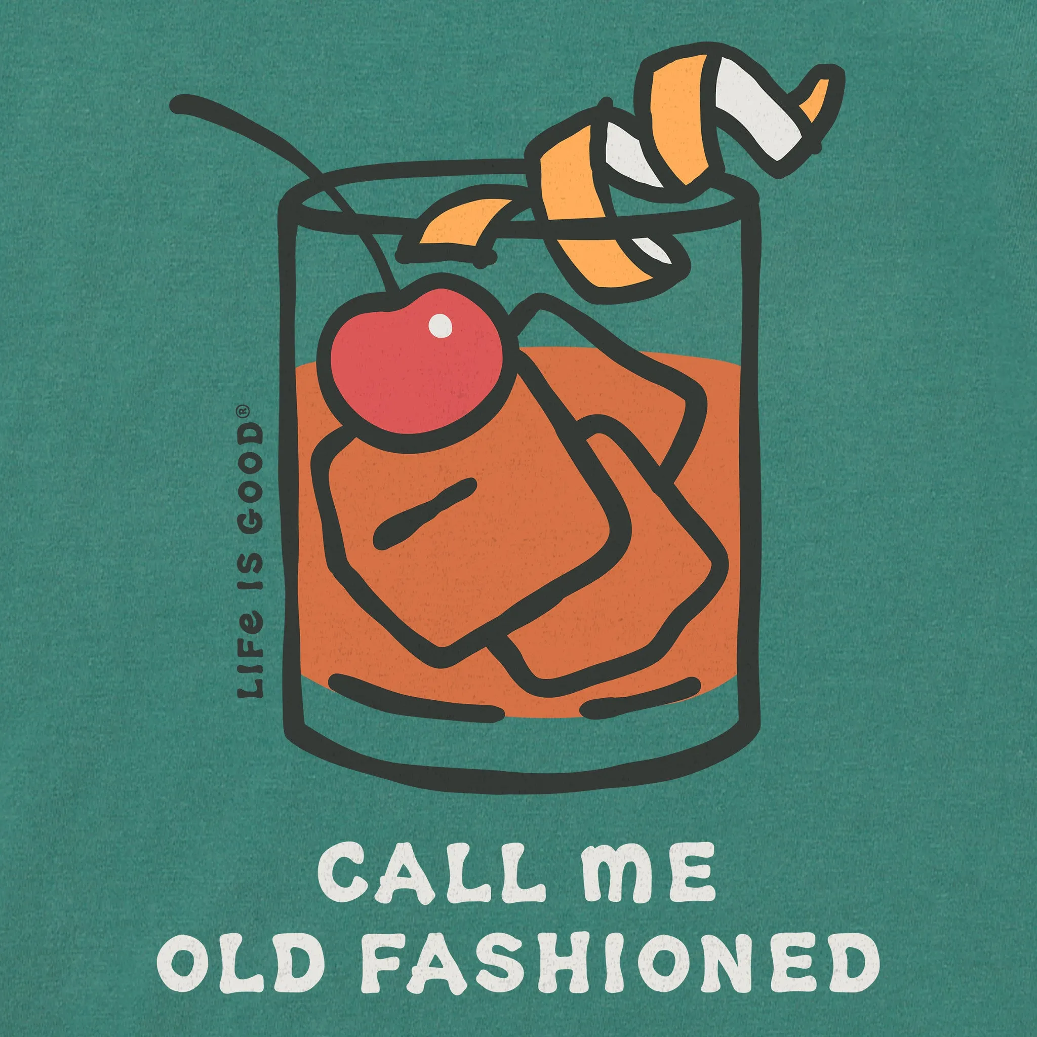 Men's Vintage Call Me Old Fashioned Short Sleeve Crusher Tee Life is Good