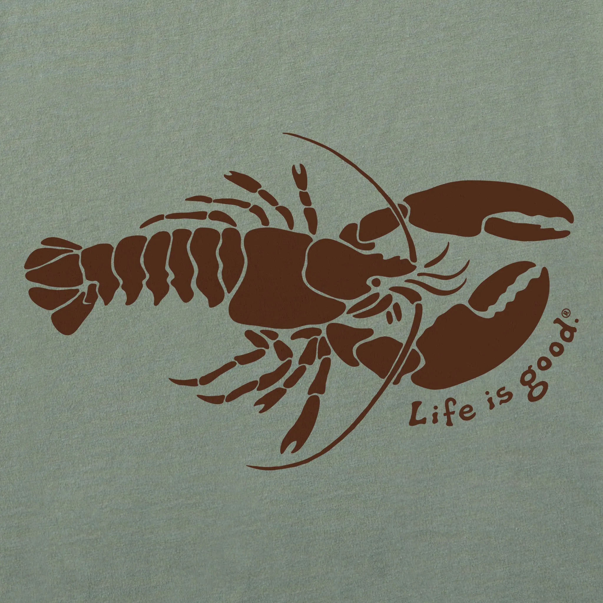 Men's Vintage Lobster Short Sleeve Crusher Tee Life is Good