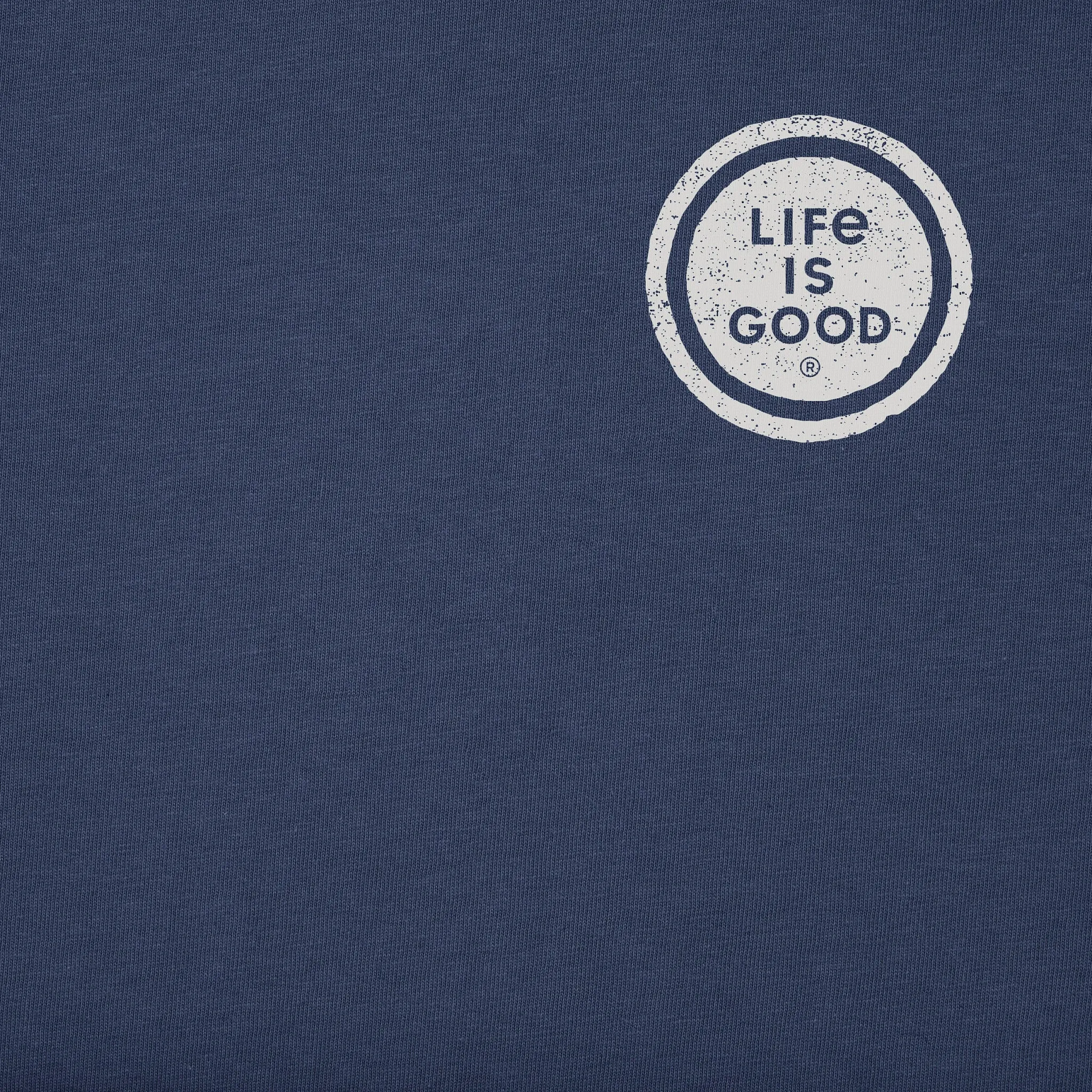 Men's Voted World's Best Dad Short Sleeve Tee Life is Good