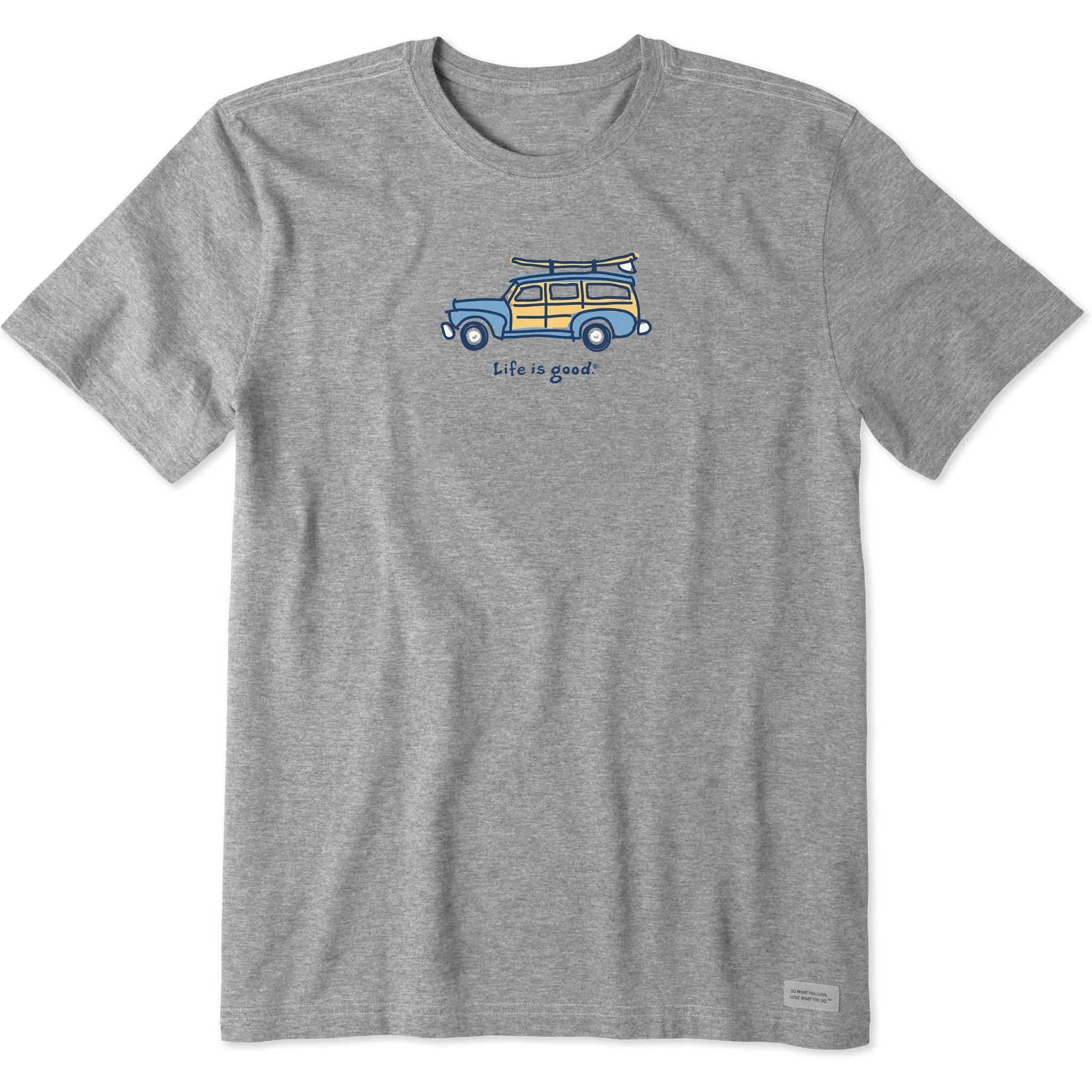 Men's Wagon with Surfboard Short Sleeve Crusher Tee Life is Good