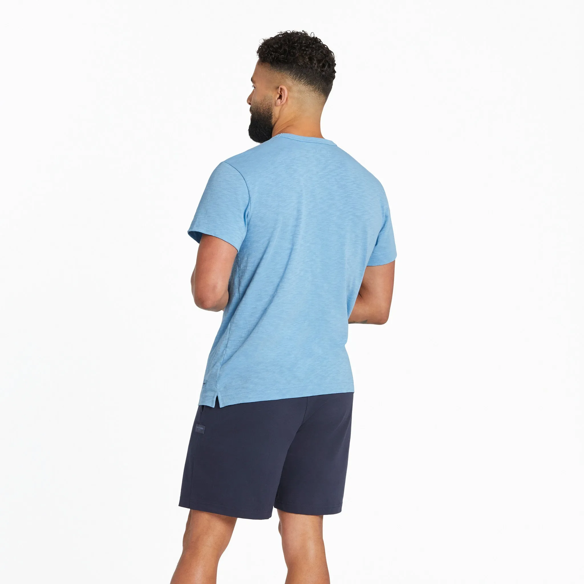 Men's Waves on Waves Textured Slub Tee Life is Good