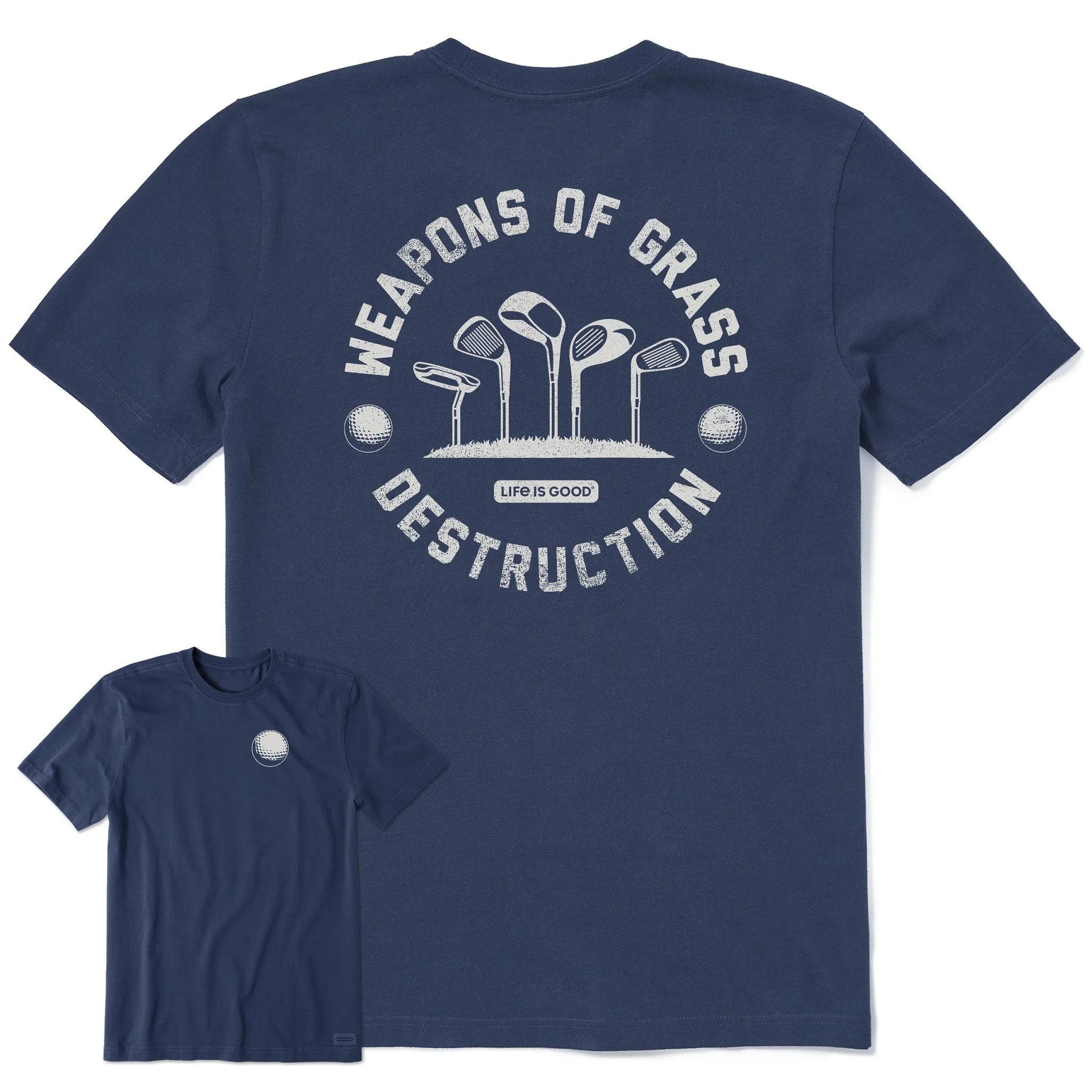 Men's Weapons of Grass Destruction Short Sleeve Tee Life is Good