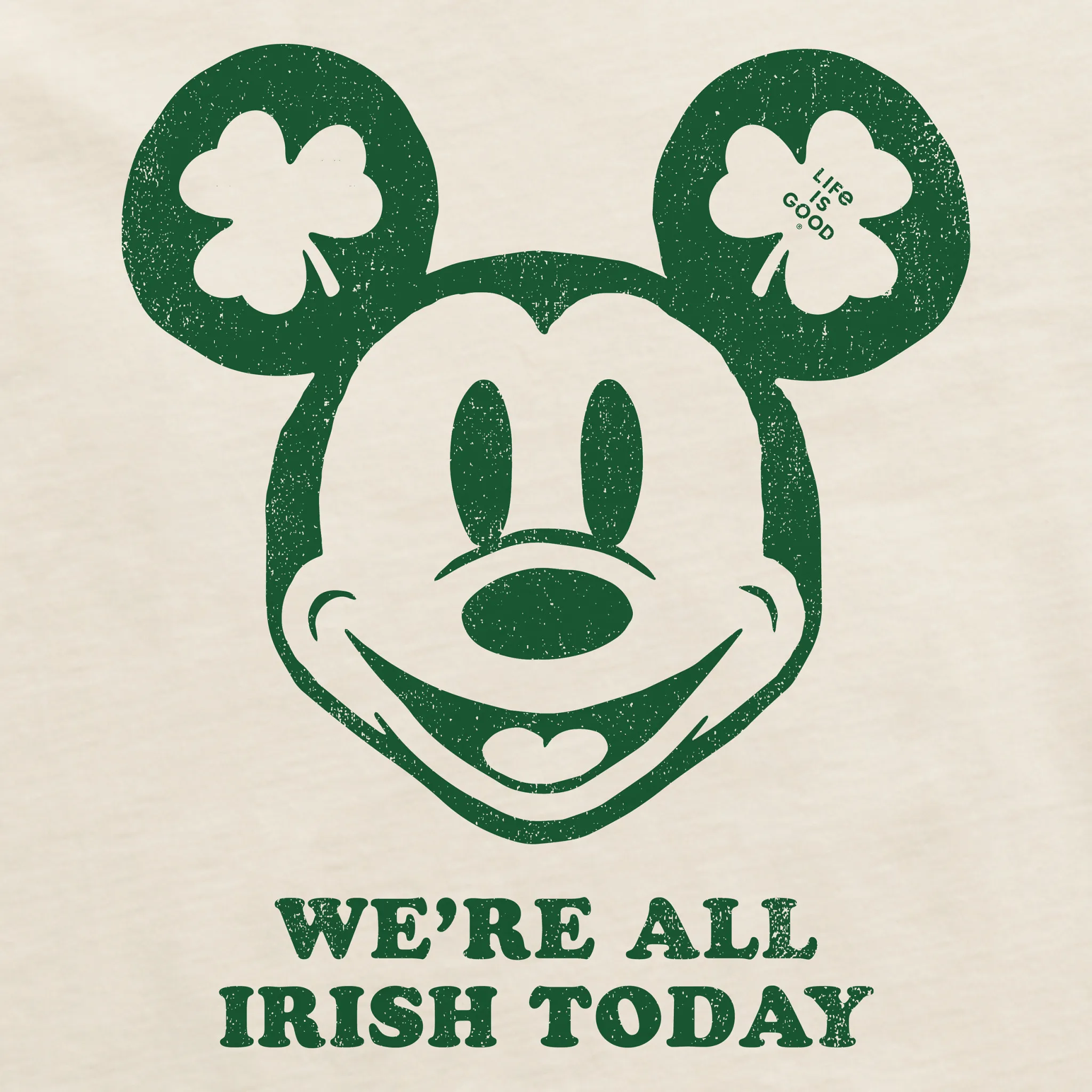 Men's We're All Irish Today Willie Short Sleeve Crusher Tee Life is Good