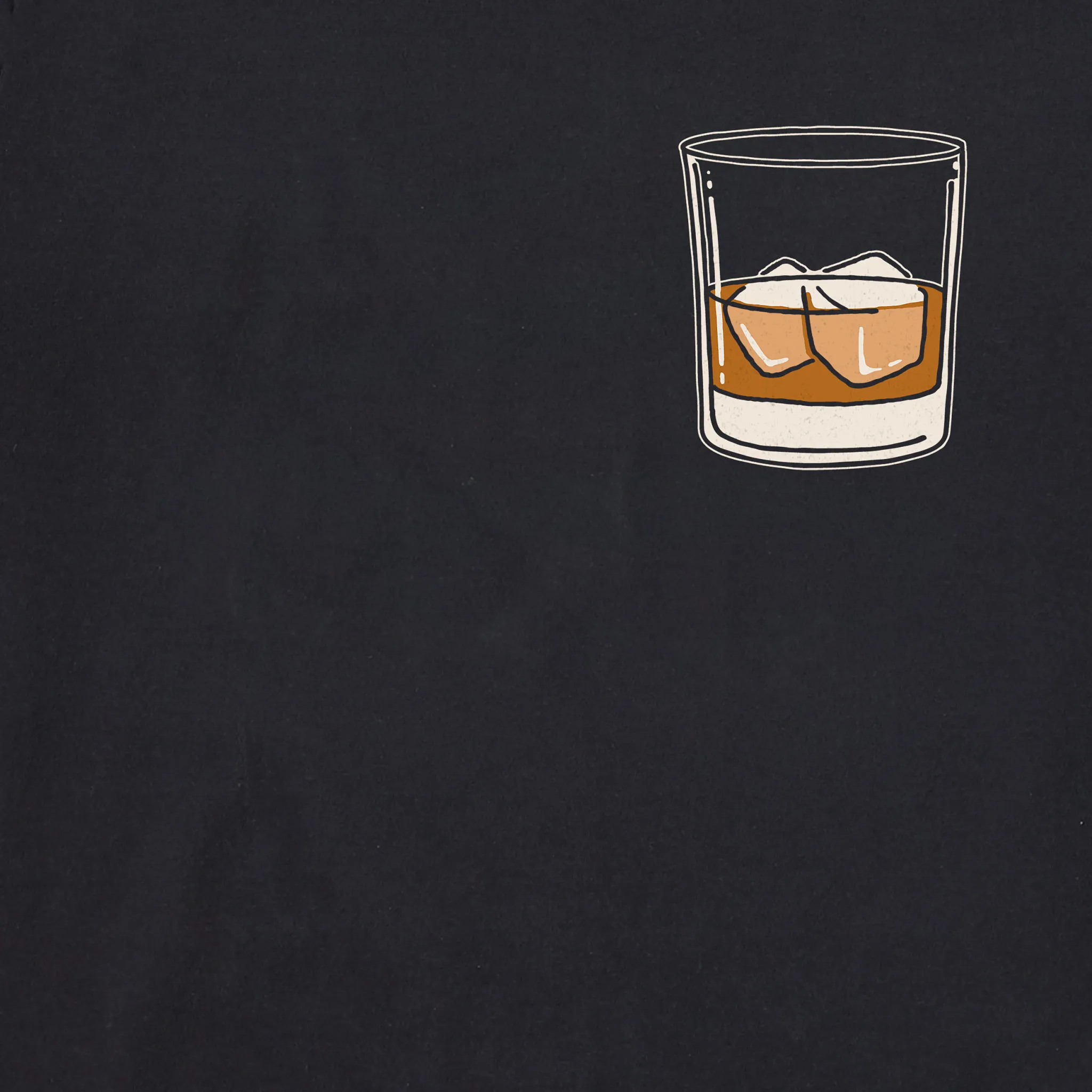 Men's Whiskey Glass Short Sleeve Crusher-LITE Slim Fit Tee Life is Good