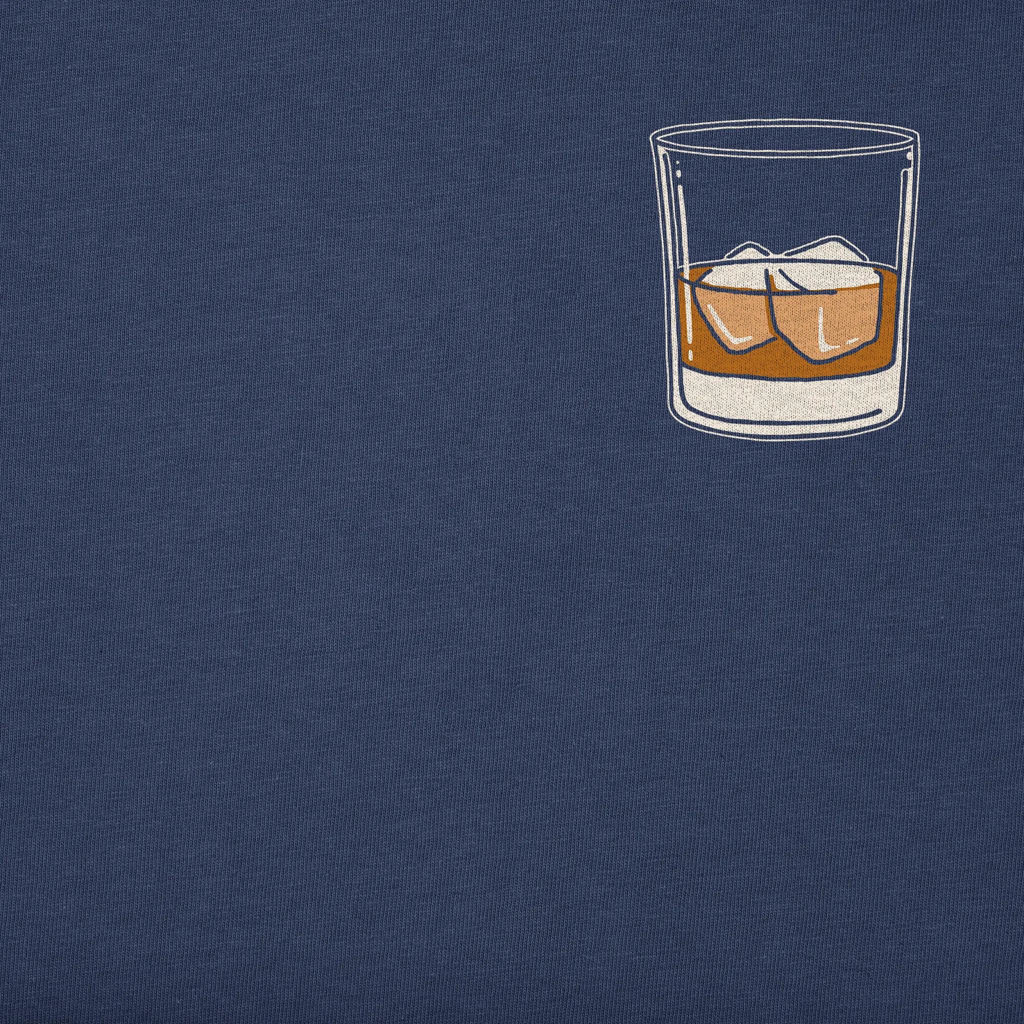 Men's Whiskey Glass Short Sleeve Crusher-LITE Slim Fit Tee Life is Good
