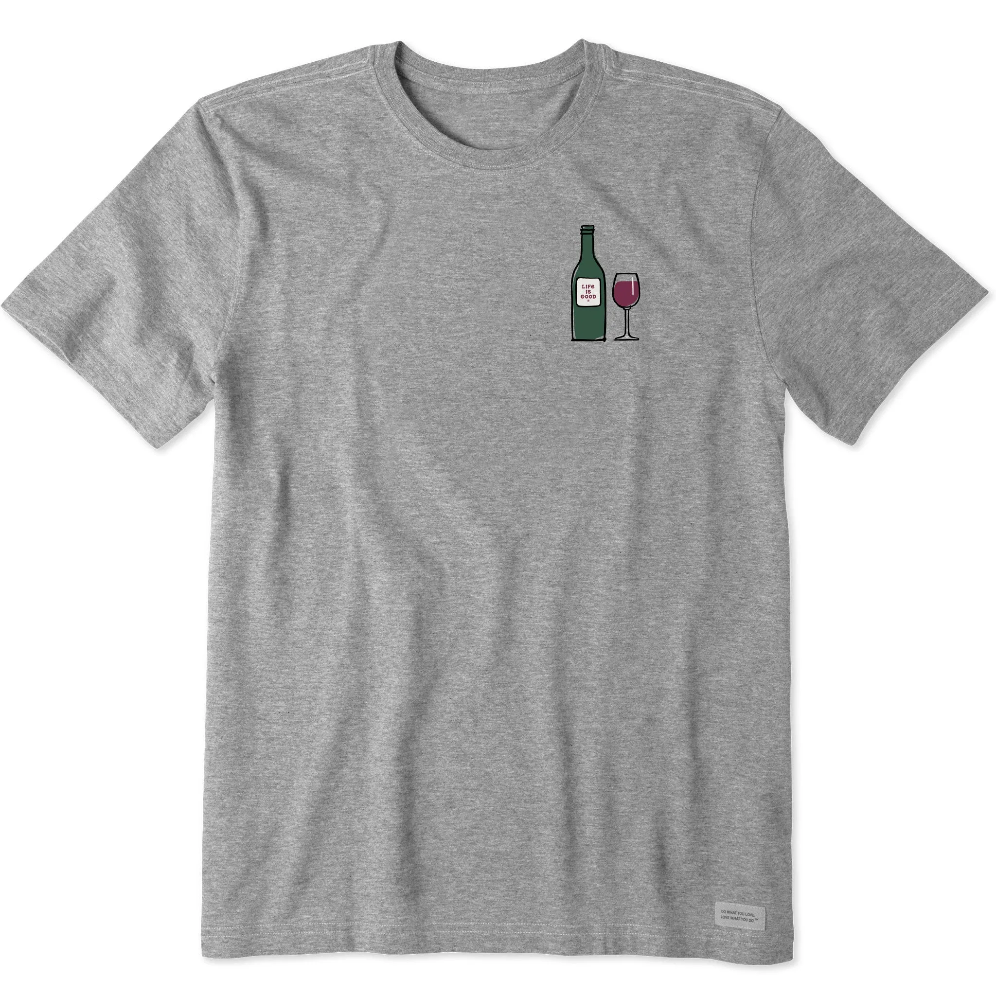 Men's Wine Life is Good Short Sleeve Crusher Tee Life is Good