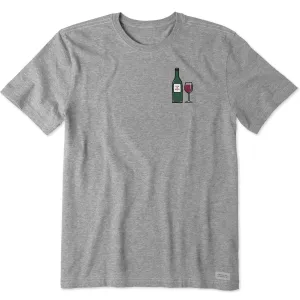 Men's Wine Life is Good Short Sleeve Crusher Tee Life is Good