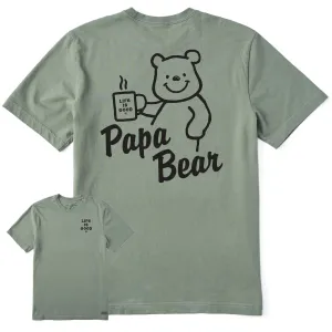 Men's Winnie Papa Bear Coffee Short Sleeve Tee Life is Good