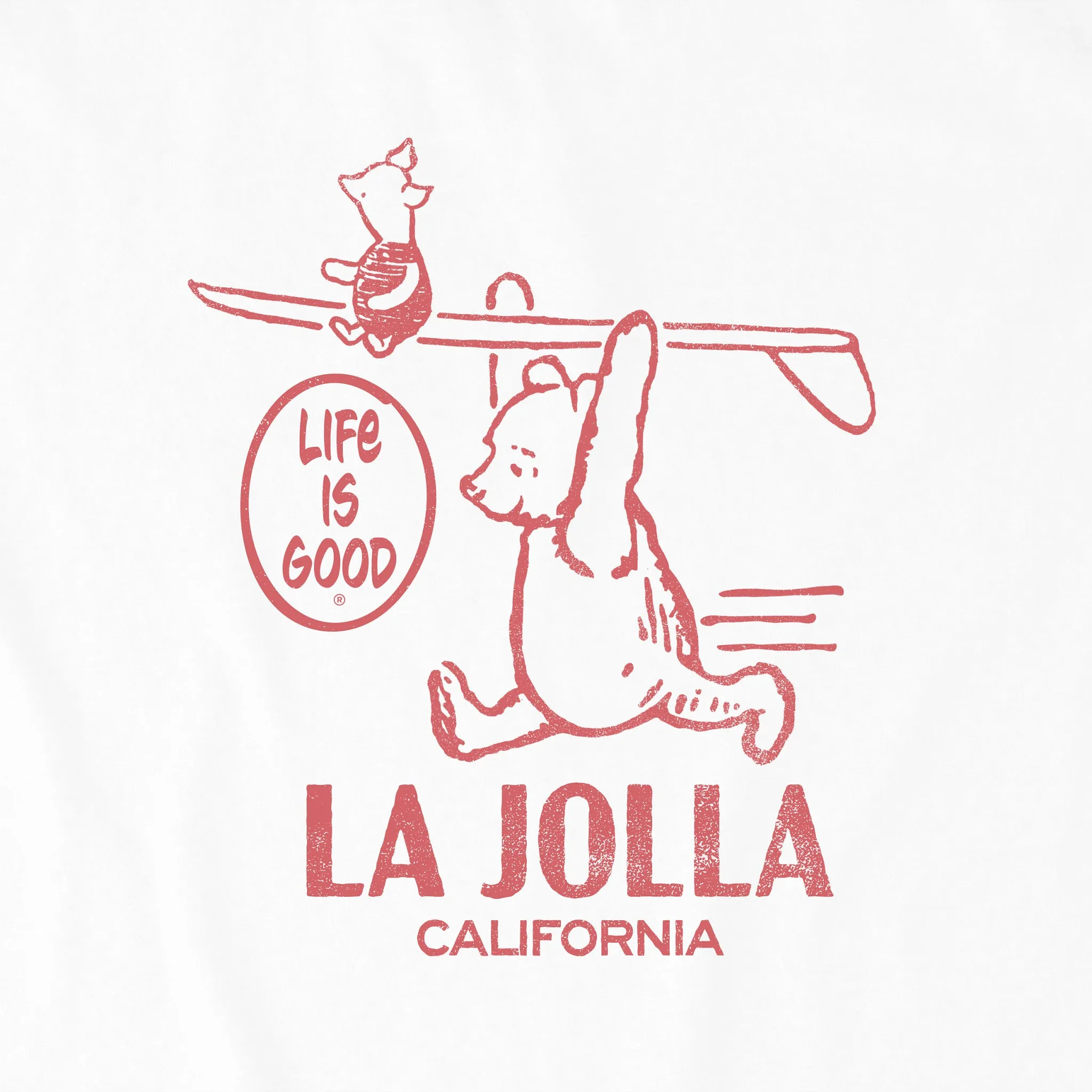 Men's Winnie Surf La Jolla Short Sleeve Crusher-LITE Tee Life is Good
