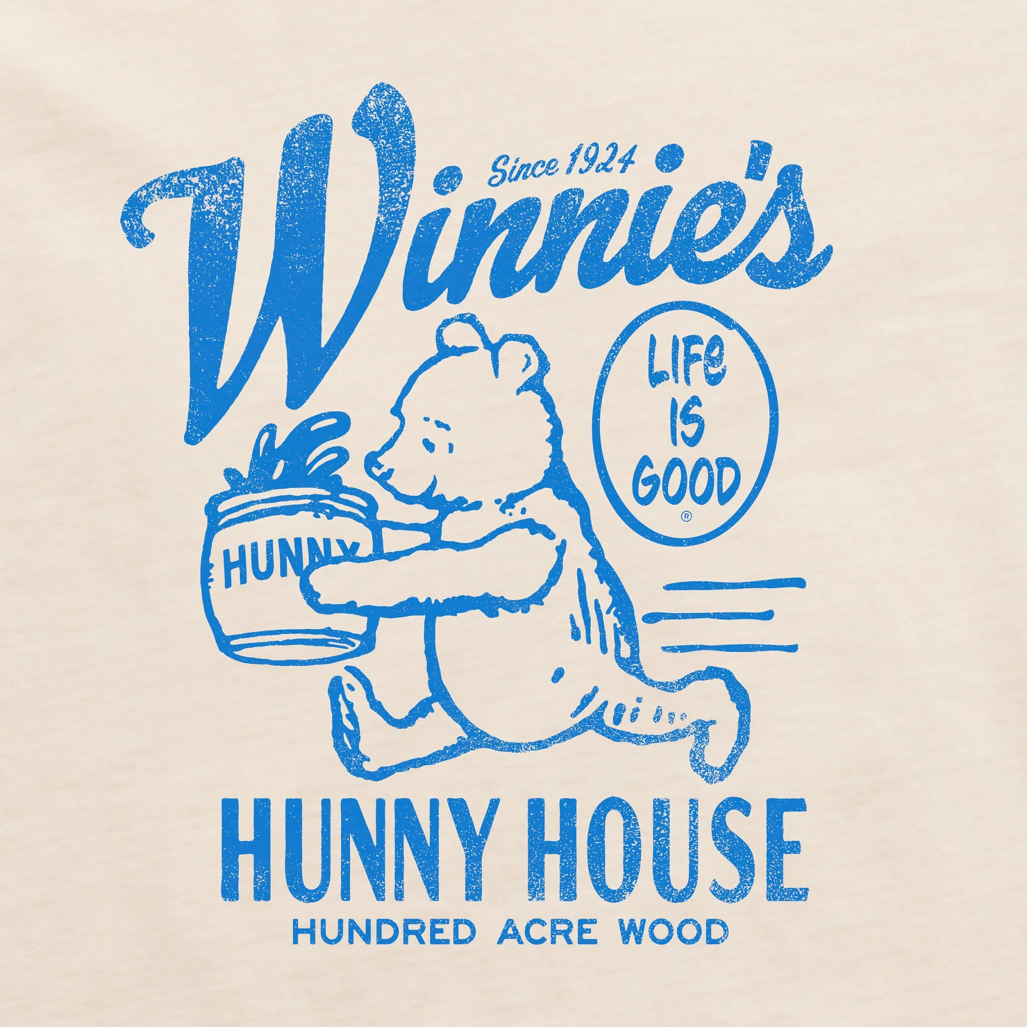 Men's Winnie's Hunny House Short Sleeve Crusher Tee Life is Good