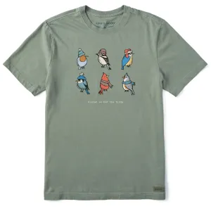 Men's Winter is for the Birds Grid Short Sleeve Crusher Tee Life is Good